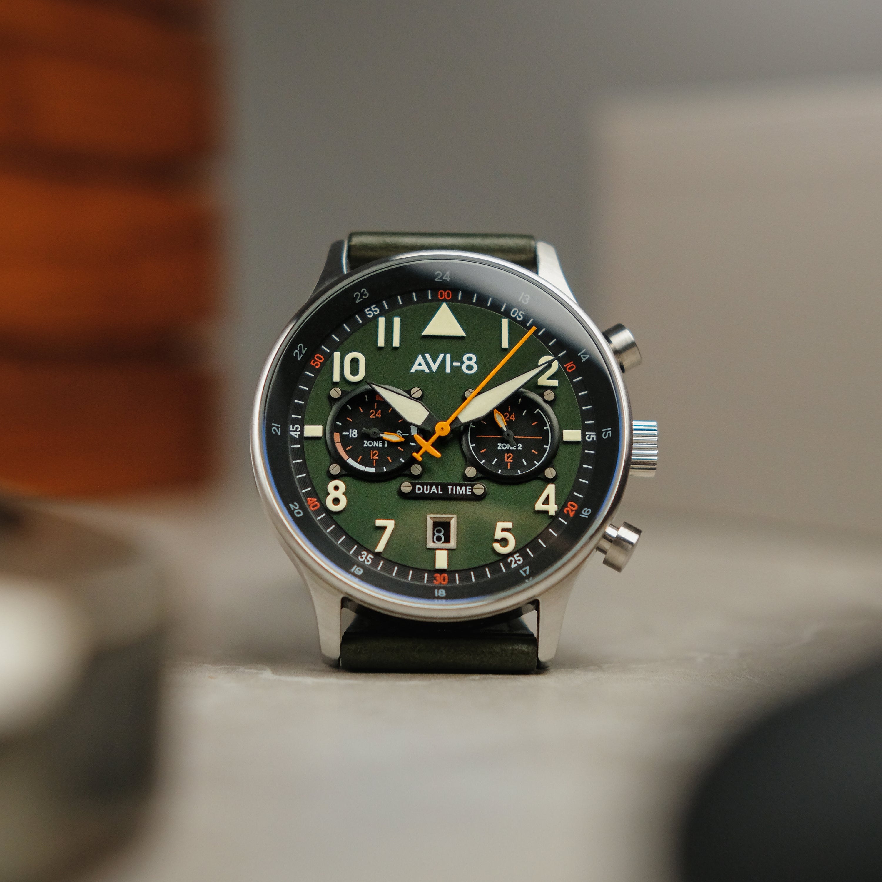 AVI-8 AVI-8 Pilot Hawker Hurricane Carey Men's Merville Japanese Quartz Merville Watch AV-4088-02