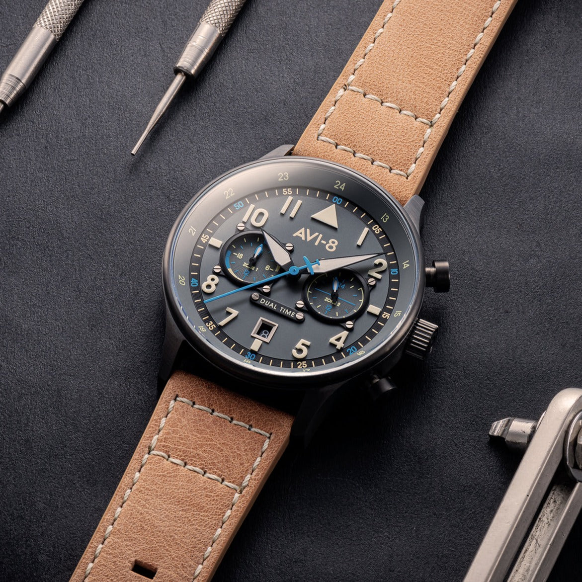 AVI-8 AVI-8 Pilot Hawker Hurricane Carey Men's Orissa Japanese Quartz Orissa Watch AV-4088-04