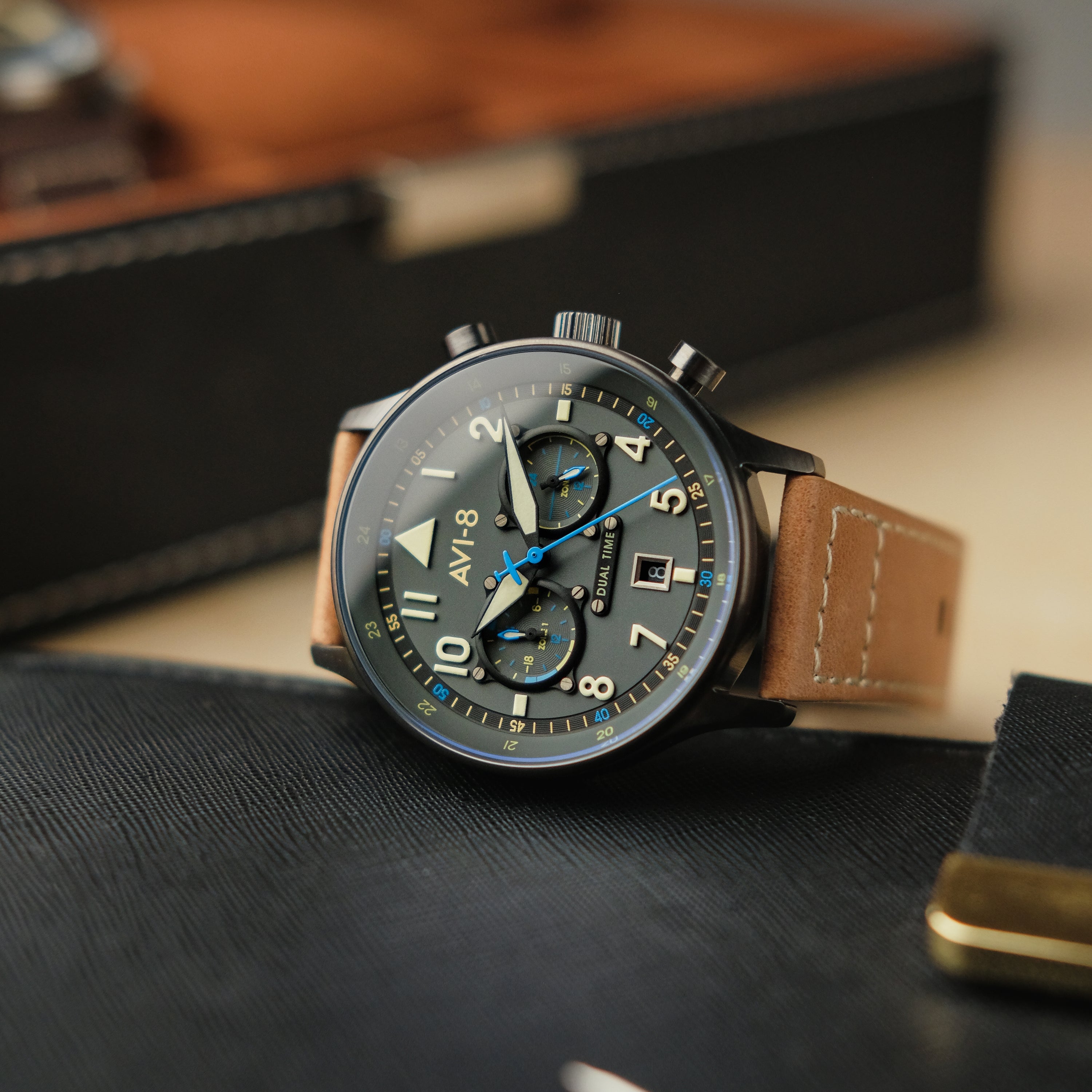 AVI-8 AVI-8 Pilot Hawker Hurricane Carey Men's Orissa Japanese Quartz Orissa Watch AV-4088-04