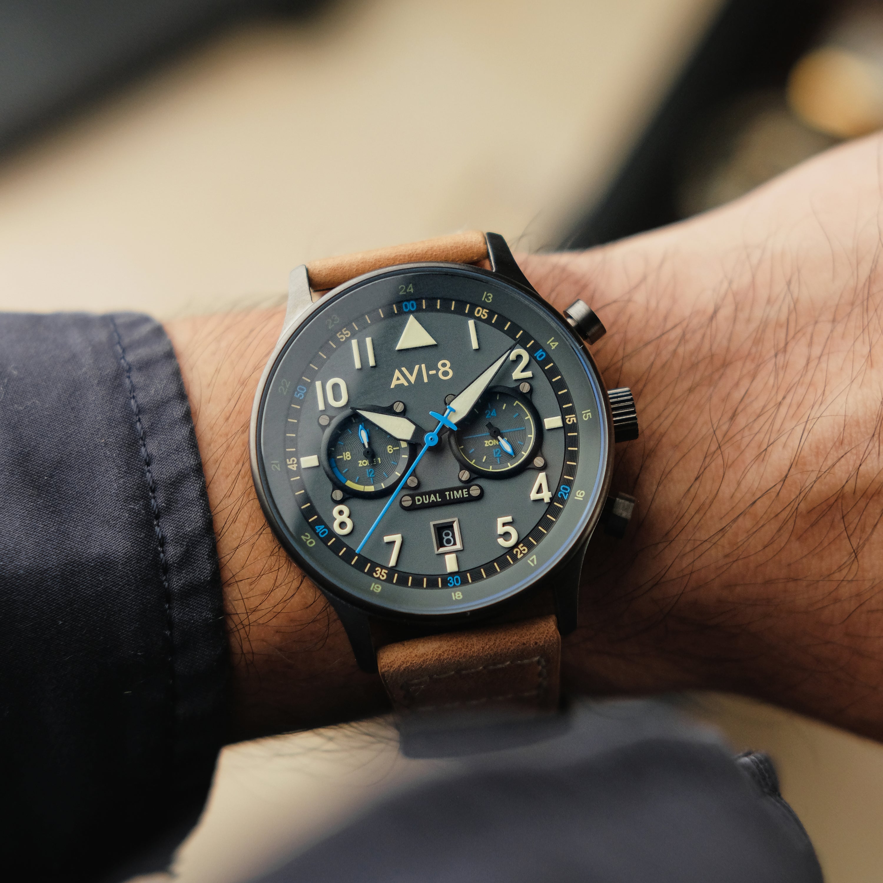 AVI-8 AVI-8 Pilot Hawker Hurricane Carey Men's Orissa Japanese Quartz Orissa Watch AV-4088-04