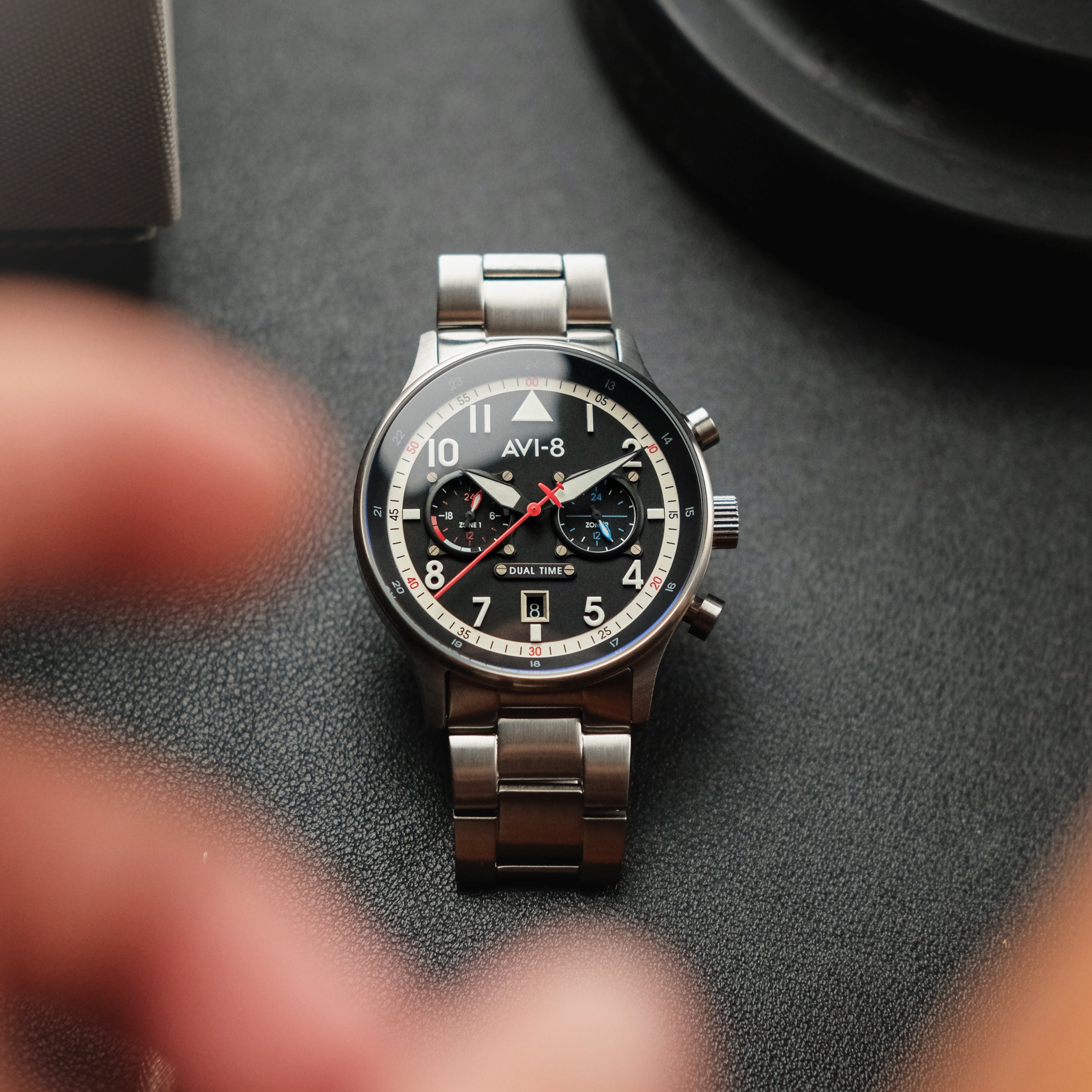 AVI-8 AVI-8 Pilot Hawker Hurricane Carey Men's Rangoon Japanese Quartz Rangoon Watch AV-4088-11