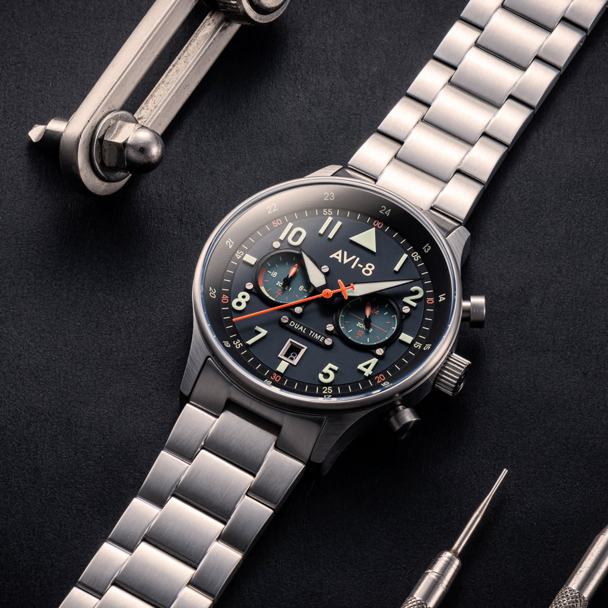 AVI-8 AVI-8 Pilot Hawker Hurricane Carey Men's Gutersloh Japanese Quartz Gutersloh Watch AV-4088-22
