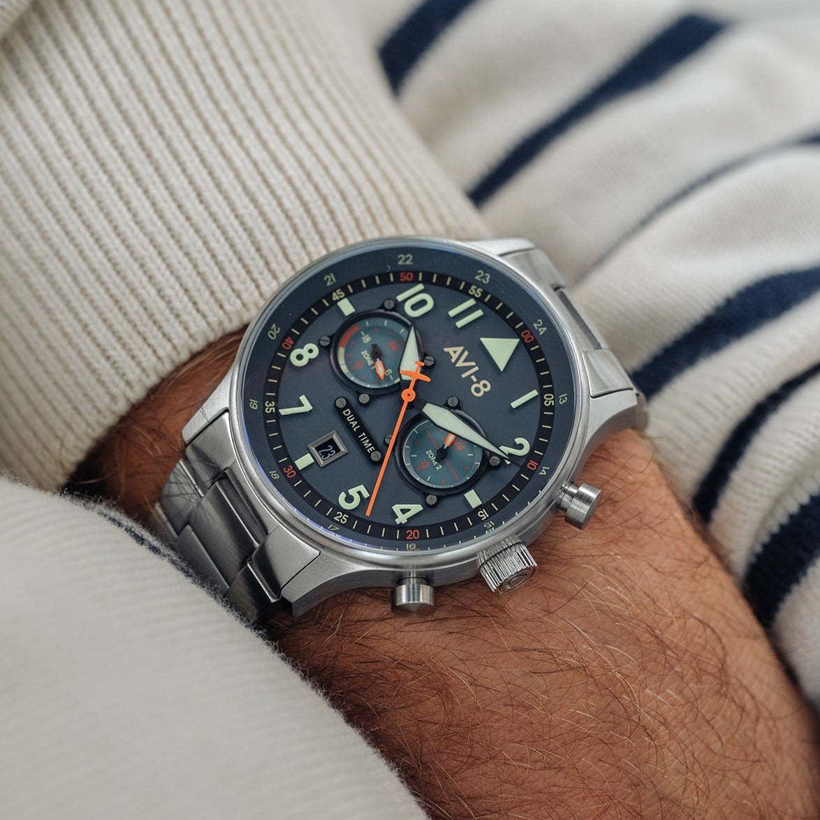 AVI-8 AVI-8 Pilot Hawker Hurricane Carey Men's Gutersloh Japanese Quartz Gutersloh Watch AV-4088-22