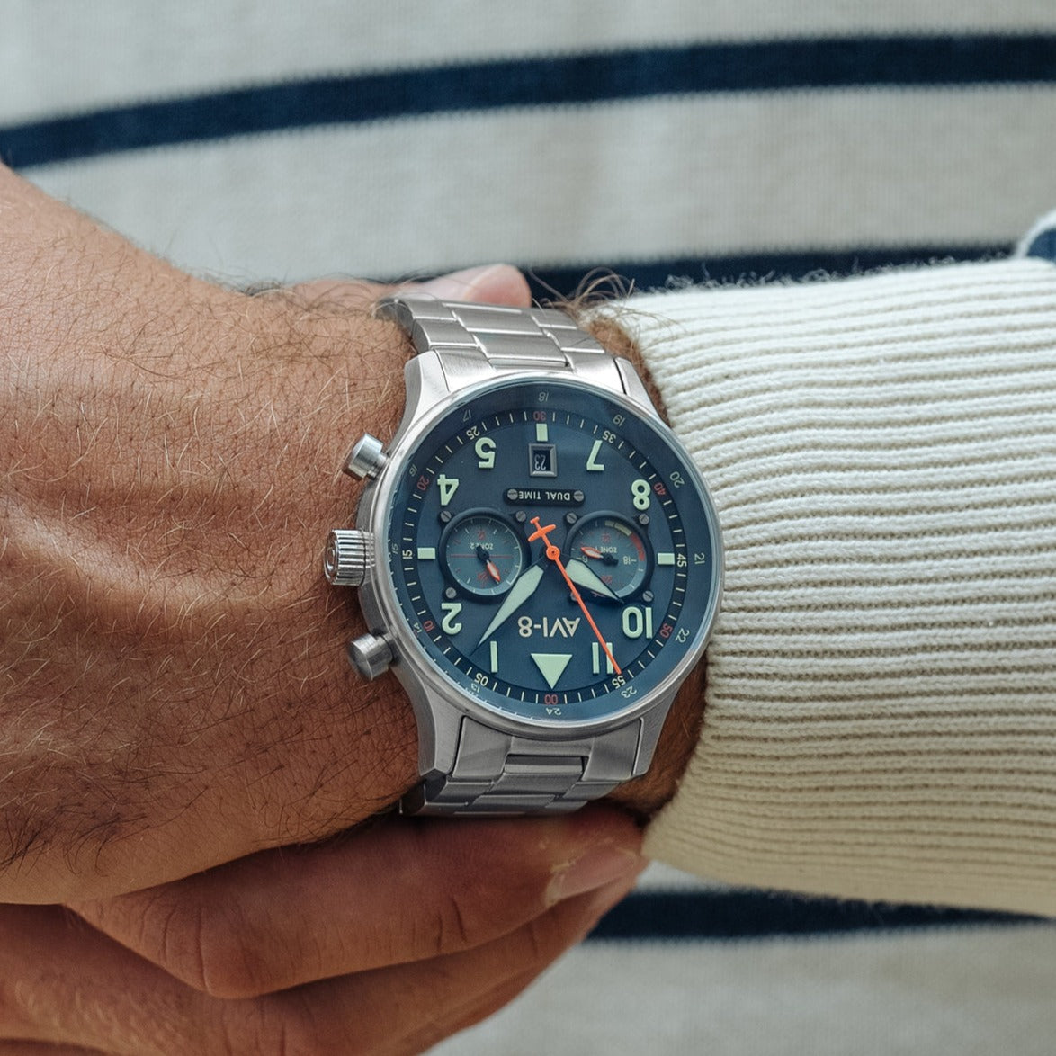 AVI-8 AVI-8 Pilot Hawker Hurricane Carey Men's Gutersloh Japanese Quartz Gutersloh Watch AV-4088-22