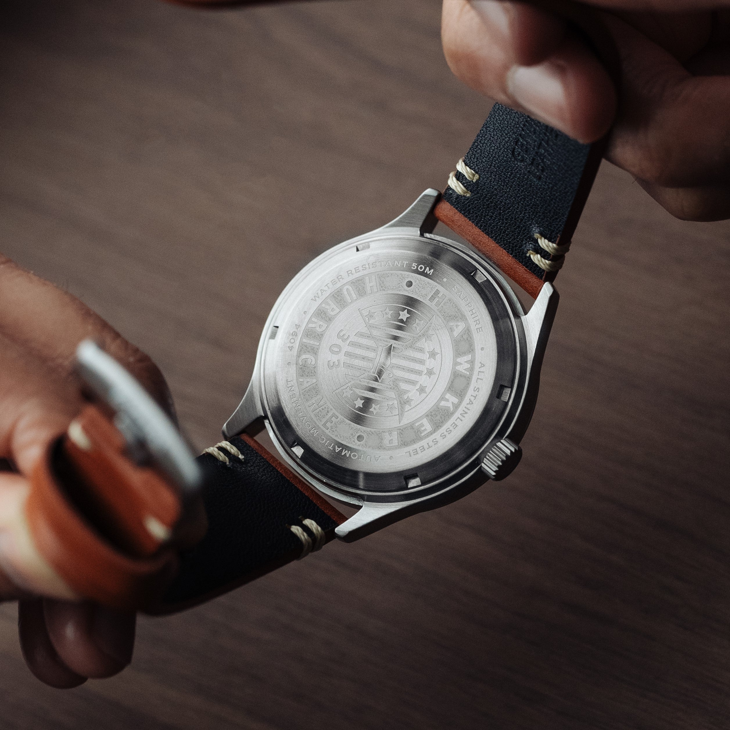 AVI-8 AVI-8 Pilot Hawker Hurricane Men's Japanese Automatic Newton Watch AV-4094-01