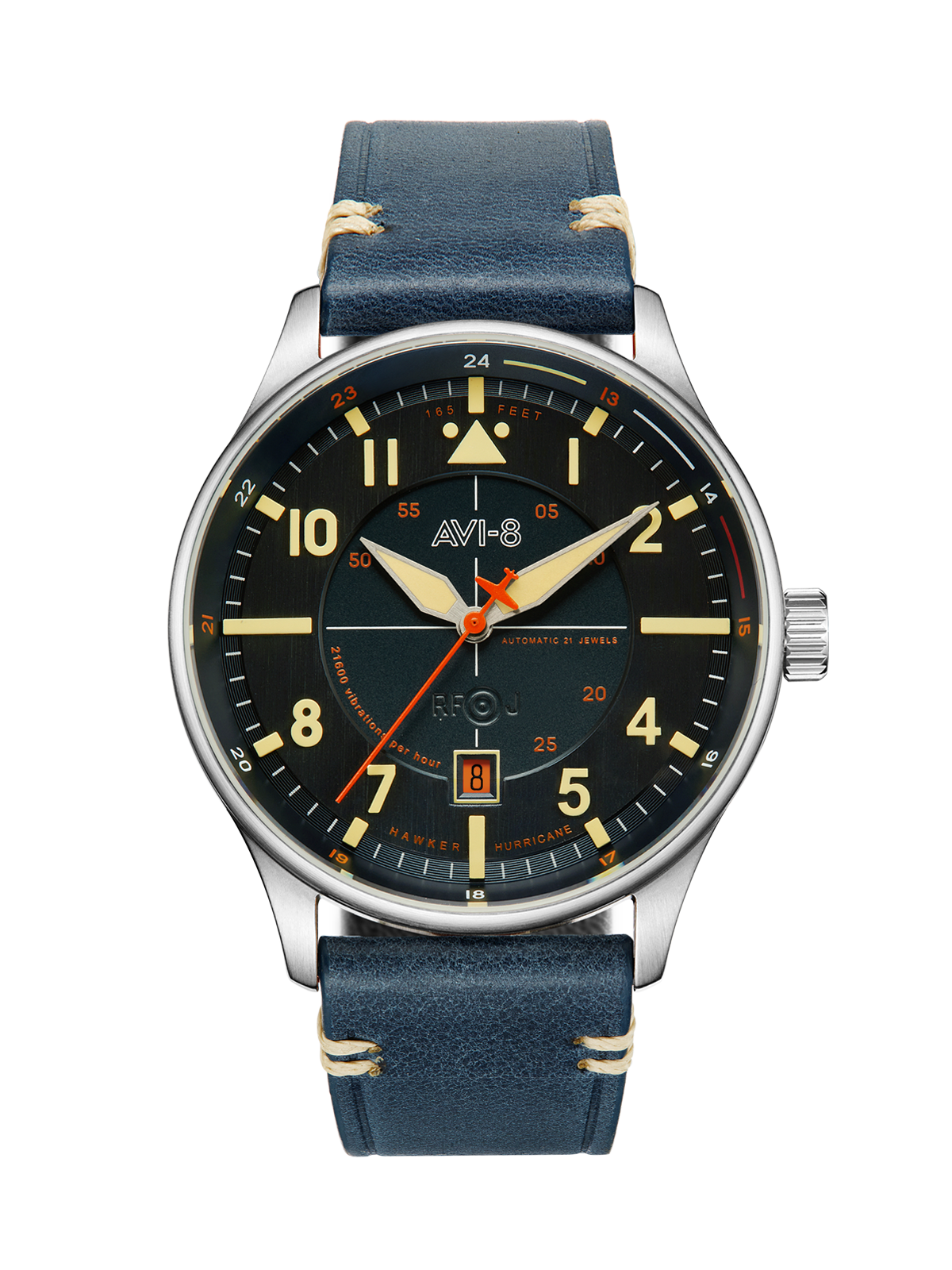 AVI-8 AVI-8 Pilot Hawker Hurricane Men's Japanese Automatic Sussex Watch AV-4094-02