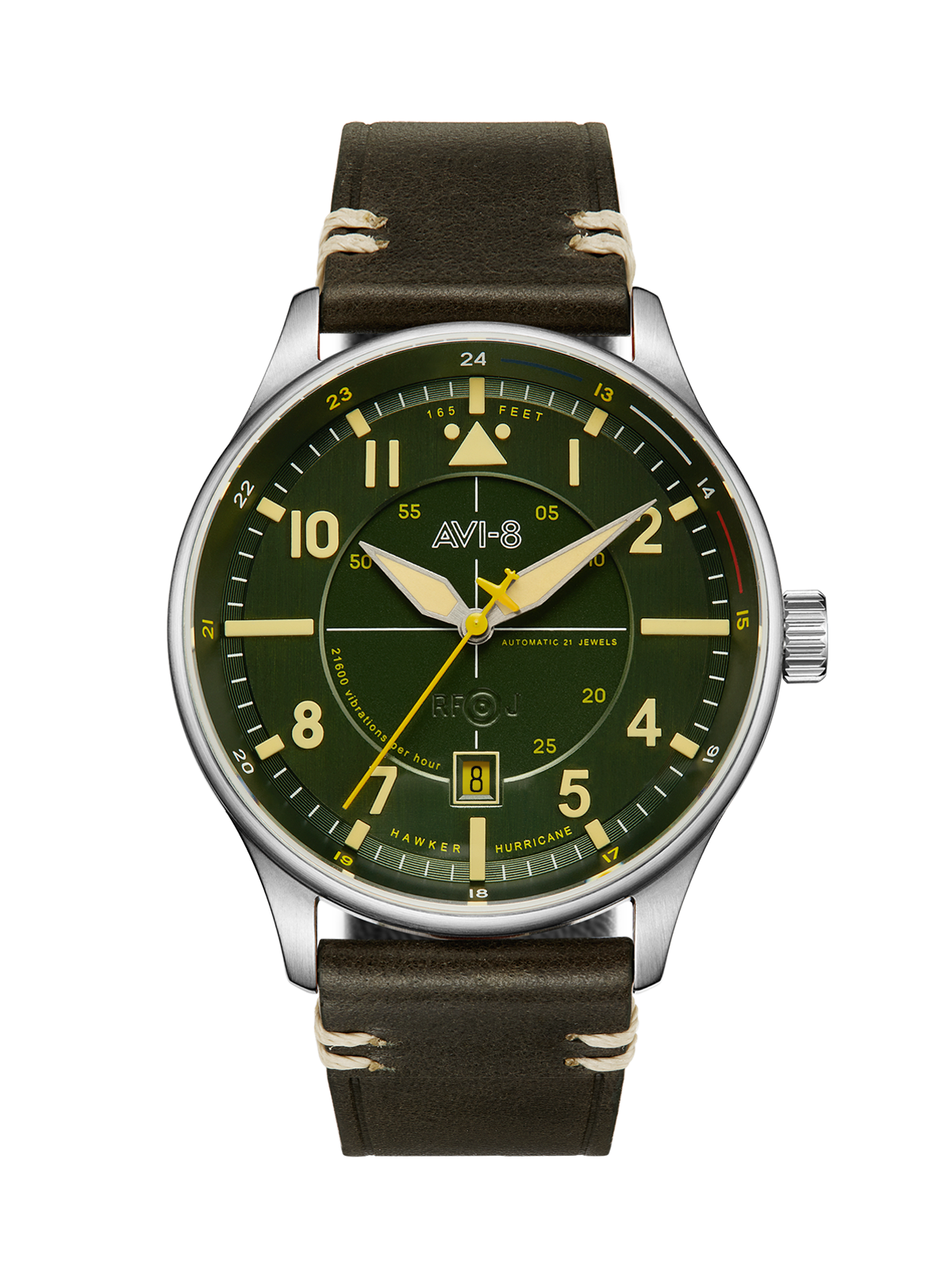 AVI-8 AVI-8 Pilot Hawker Hurricane Men's Japanese Automatic Hampshire Watch AV-4094-03