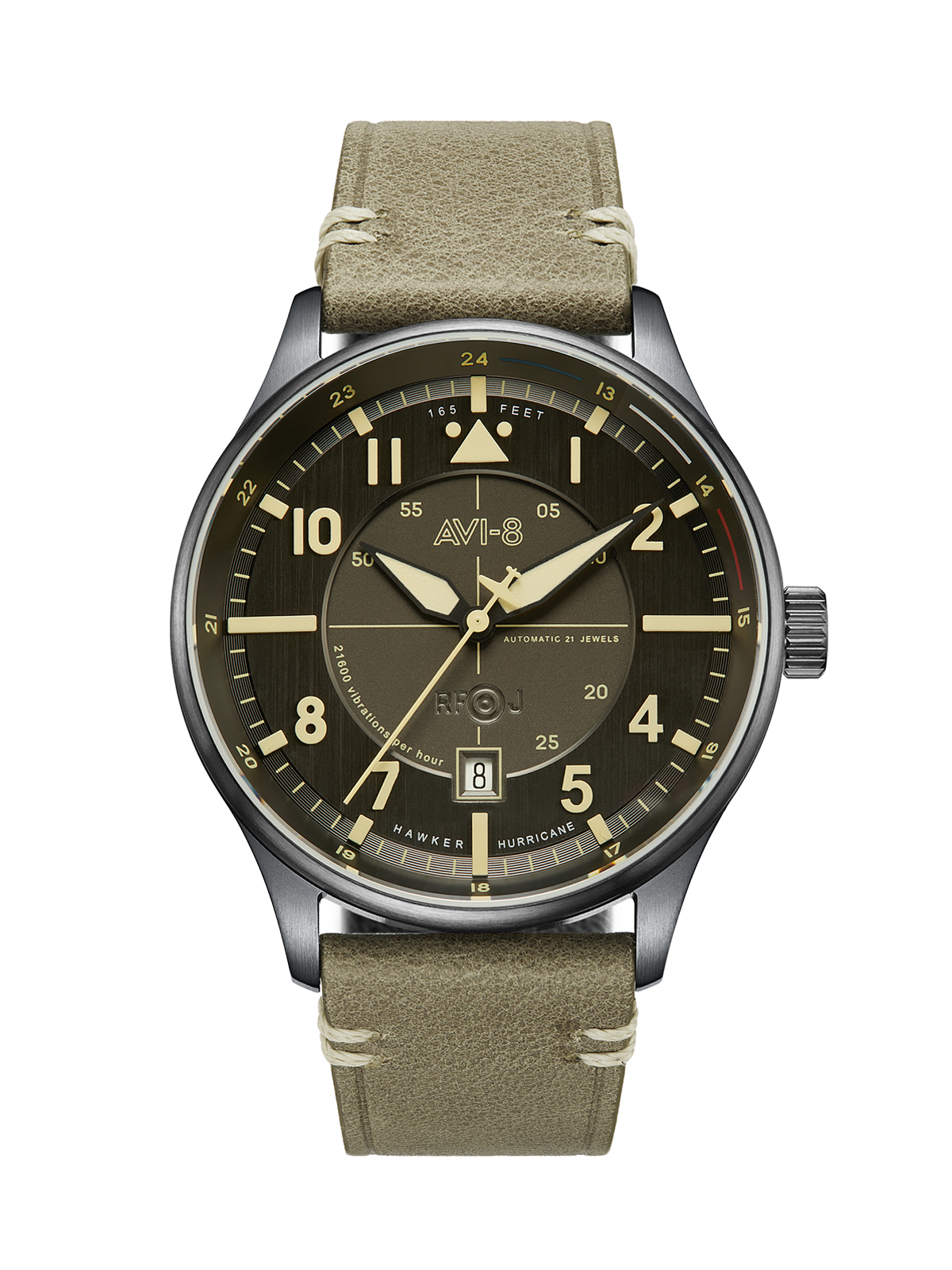 AVI-8 AVI-8 Pilot Hawker Hurricane Men's Japanese Automatic Stanton Watch AV-4094-04