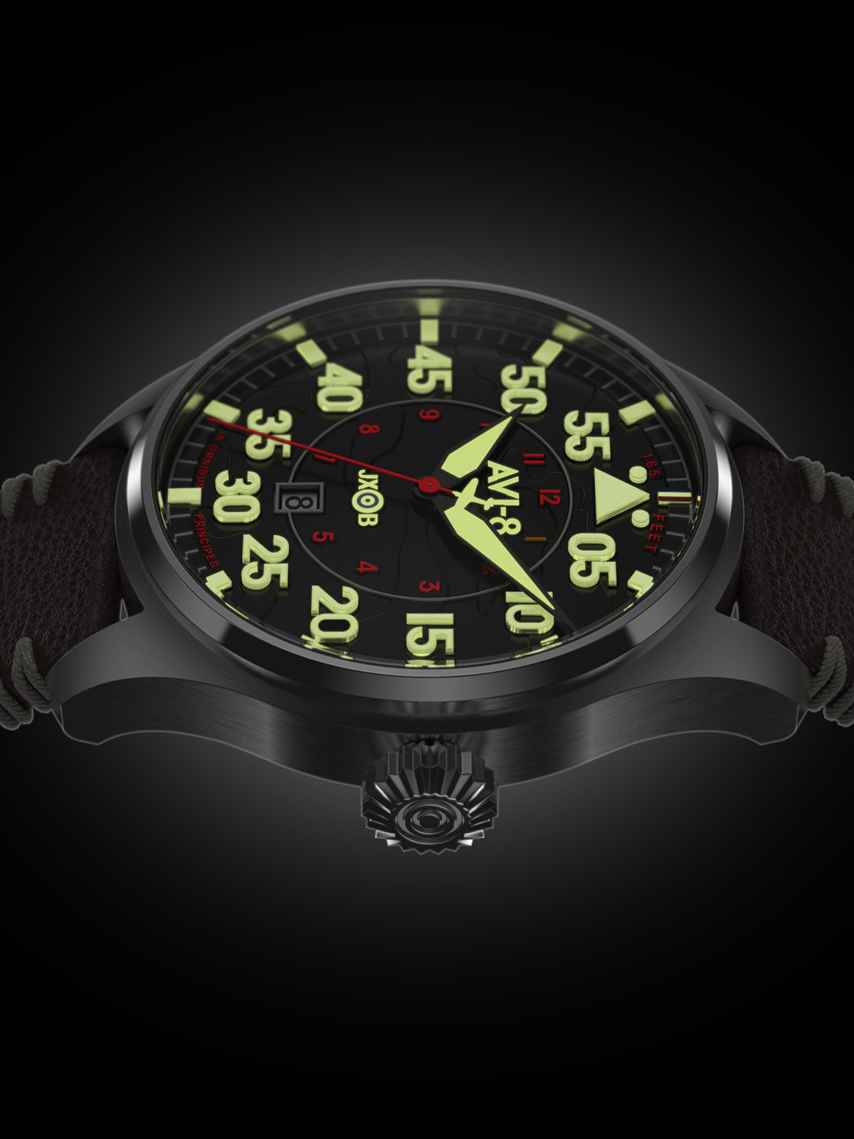 AVI-8 AVI-8 Pilot Hawker Hurricane Clowes Men's Japanese Automatic Kenley Watch AV-4097-03