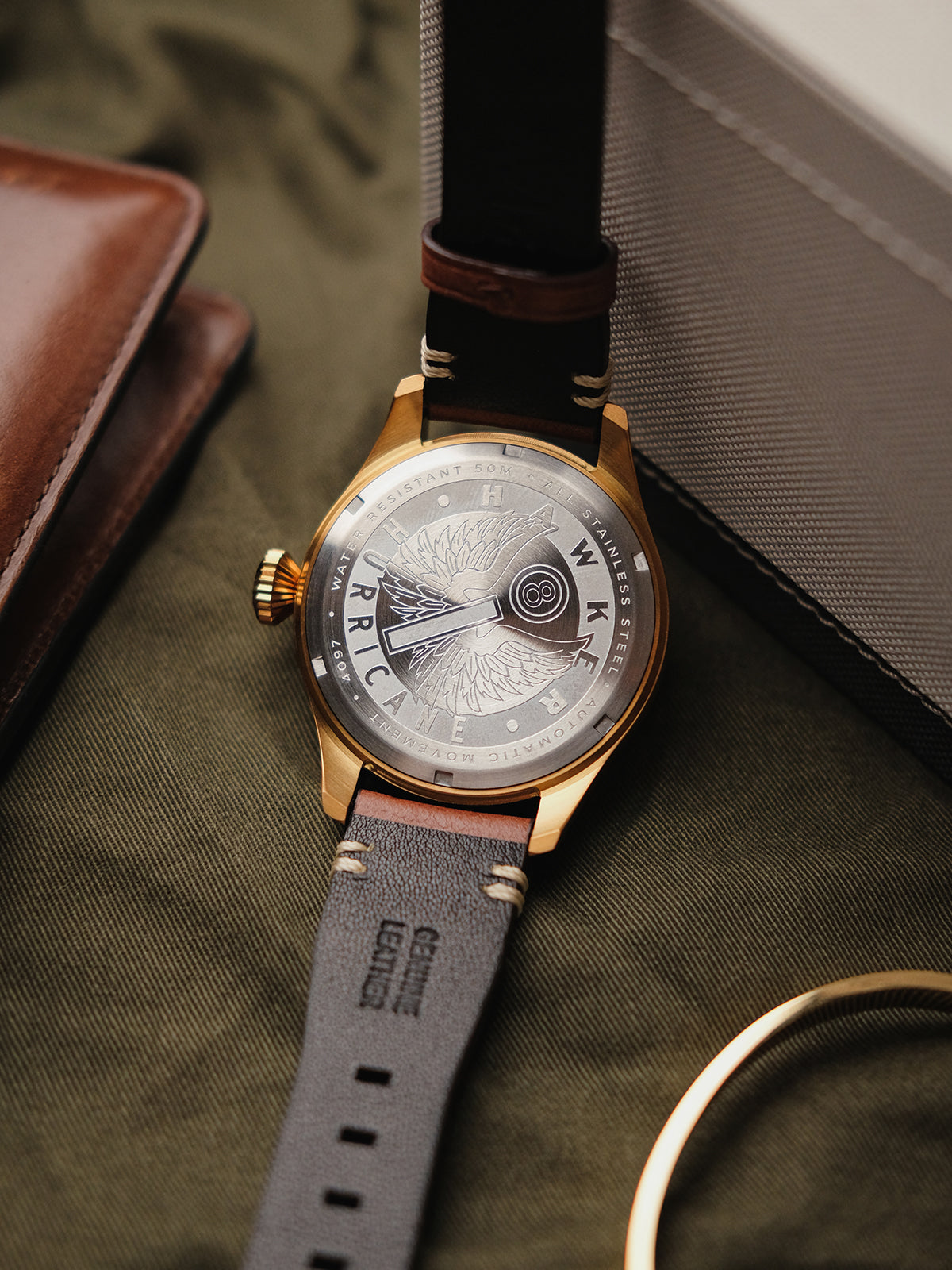 AVI-8 AVI-8 Pilot Hawker Hurricane Clowes Men's Japanese Automatic Northolt Watch AV-4097-04
