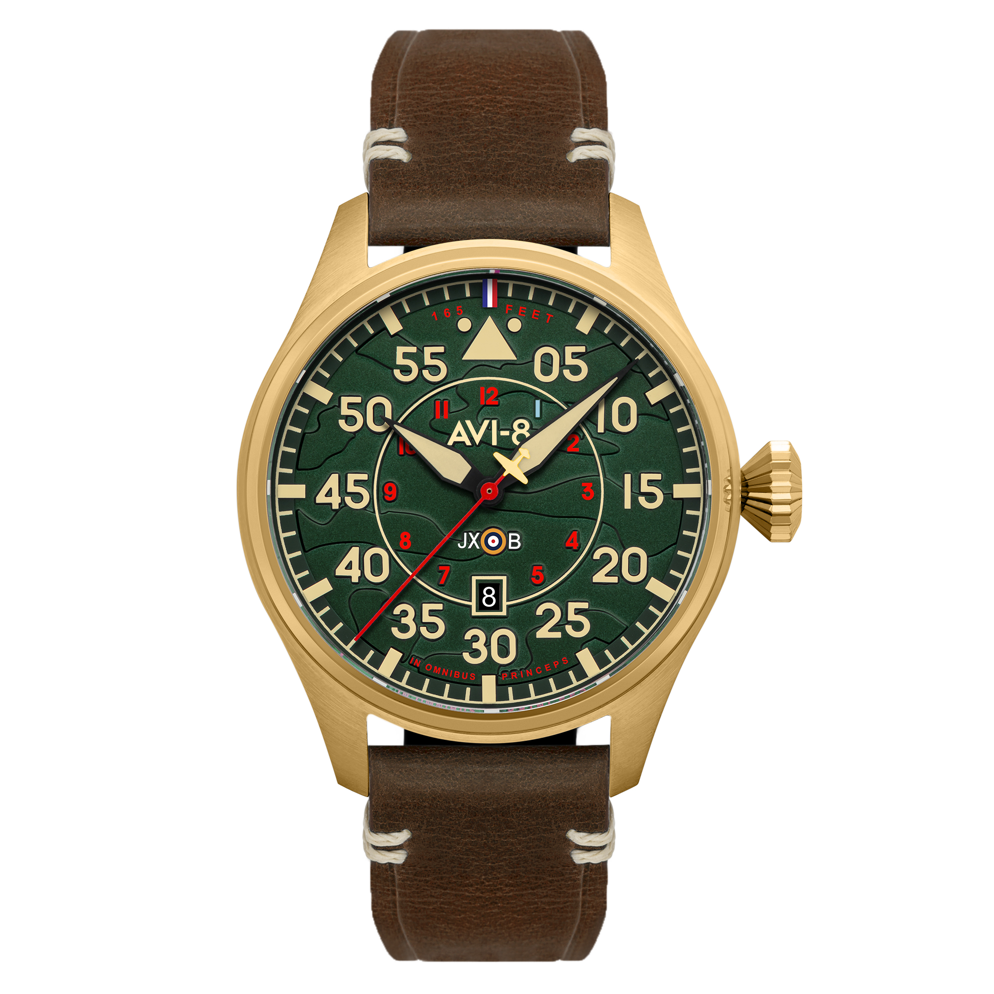 AVI-8 AVI-8 Pilot Hawker Hurricane Clowes Men's Japanese Automatic Northolt Watch AV-4097-04