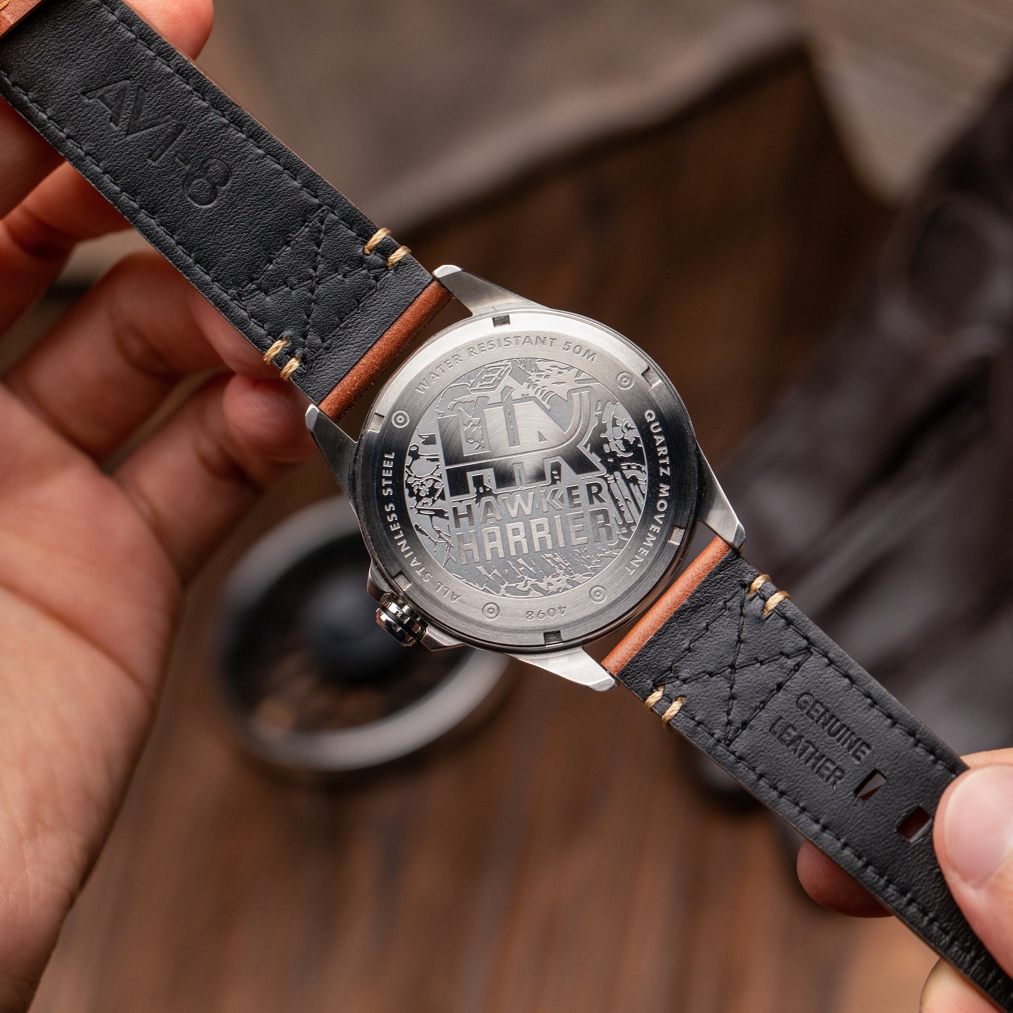 AVI-8 AVI-8 Pilot Hawker Harrier Farley Men's Japanese Quartz Terrain Watch AV-4098-02