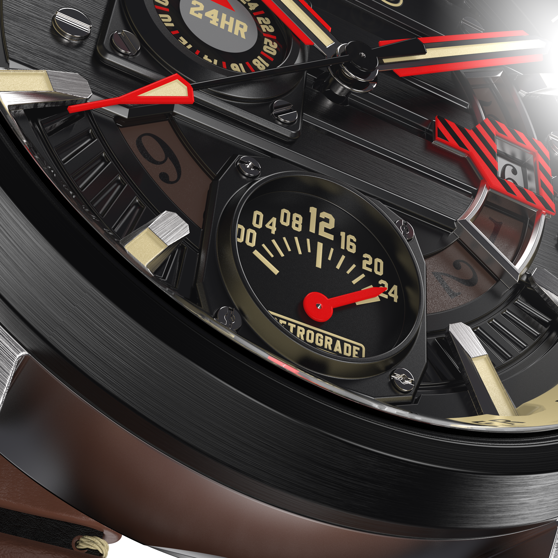AVI-8 AVI-8 Pilot Hawker Harrier Farley Men's Japanese Quartz Terrain Watch AV-4098-02