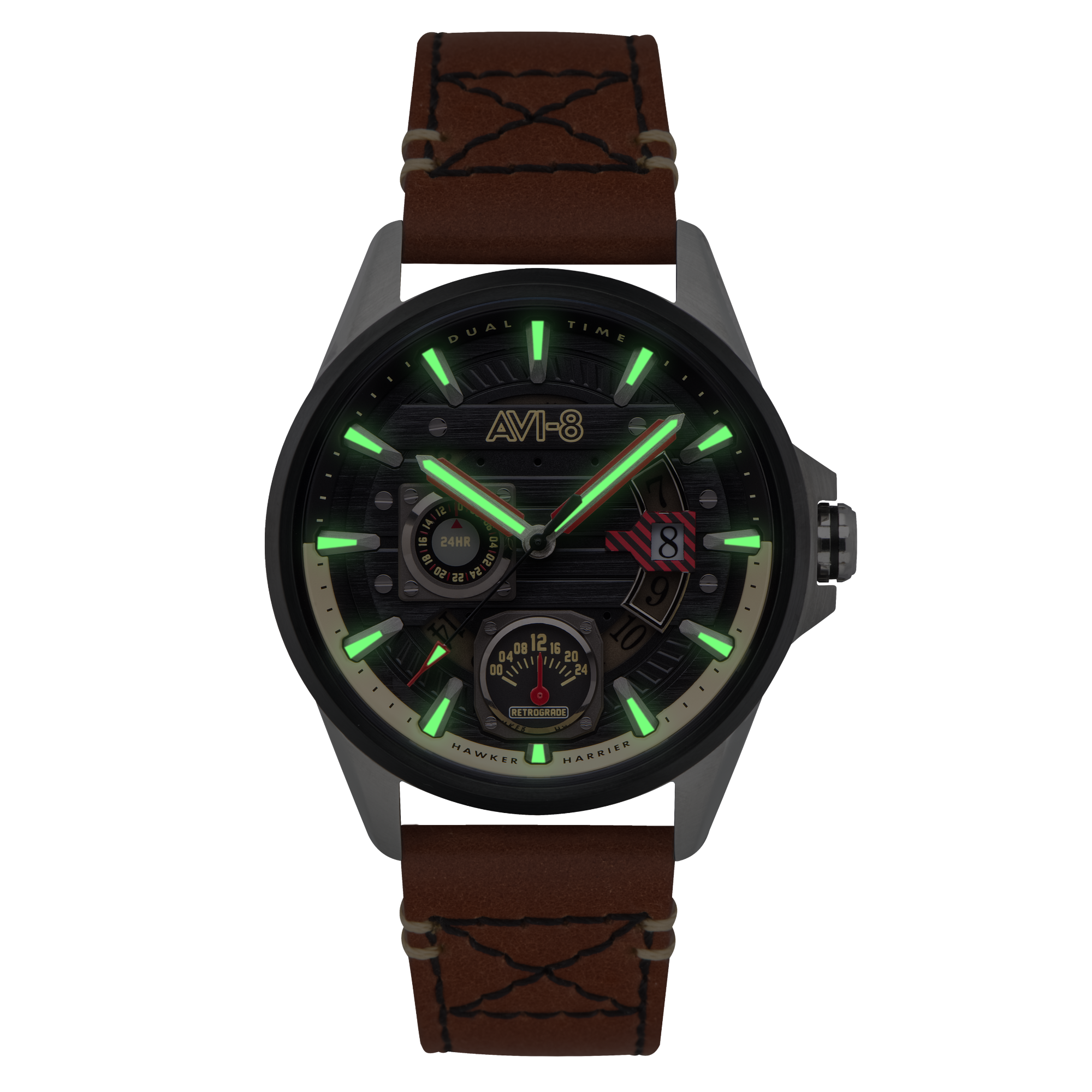 AVI-8 AVI-8 Pilot Hawker Harrier Farley Men's Japanese Quartz Terrain Watch AV-4098-02