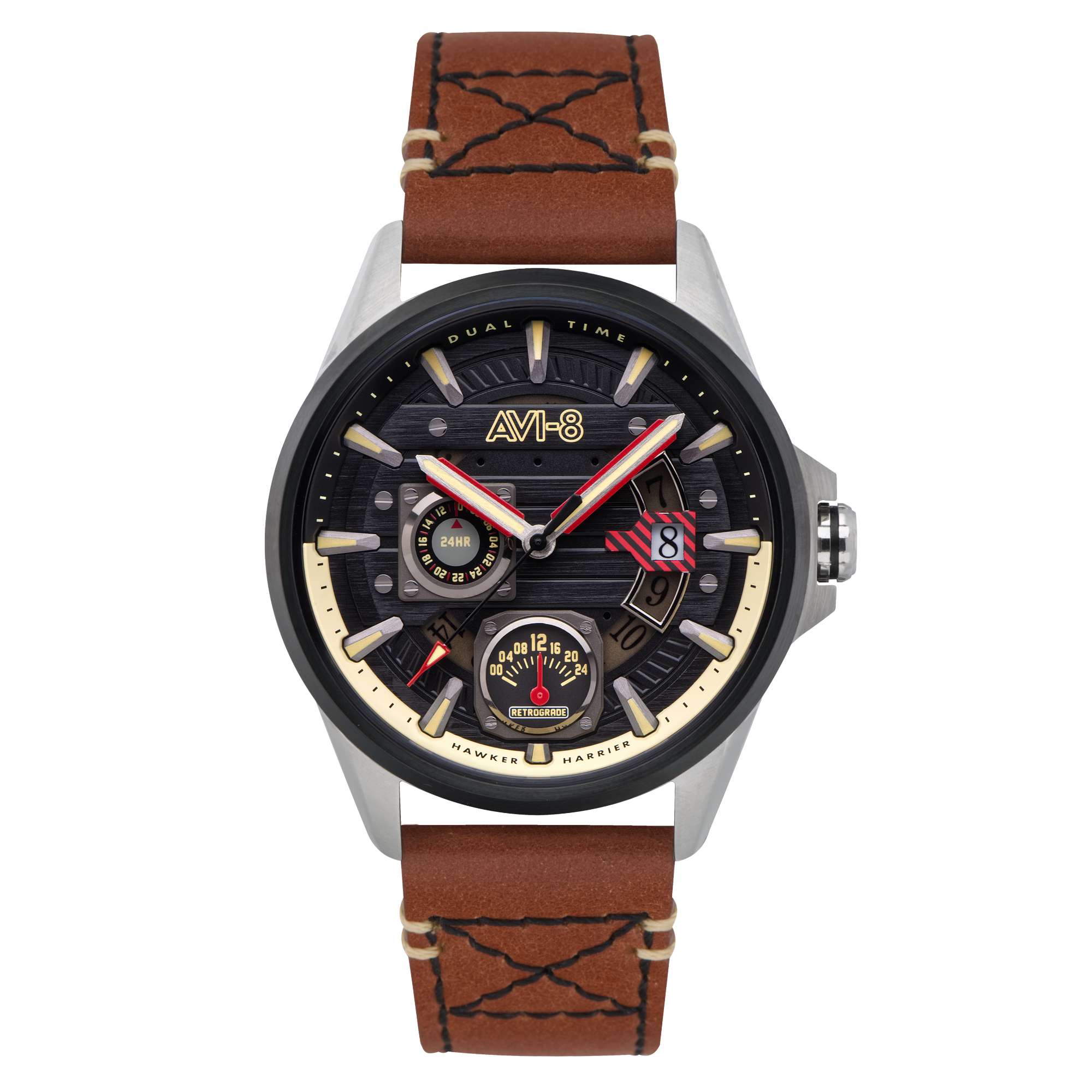 AVI-8 AVI-8 Pilot Hawker Harrier Farley Men's Japanese Quartz Terrain Watch AV-4098-02