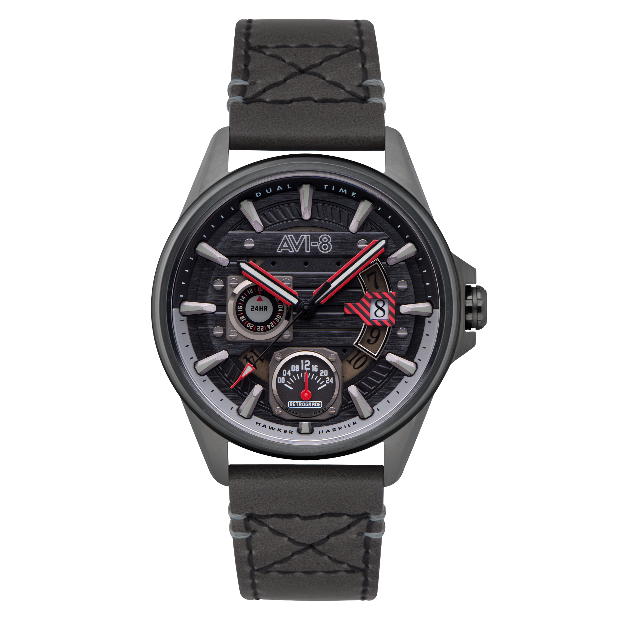 AVI-8 AVI-8 Pilot Hawker Harrier Farley Men's Japanese Quartz Night Sky Watch AV-4098-04