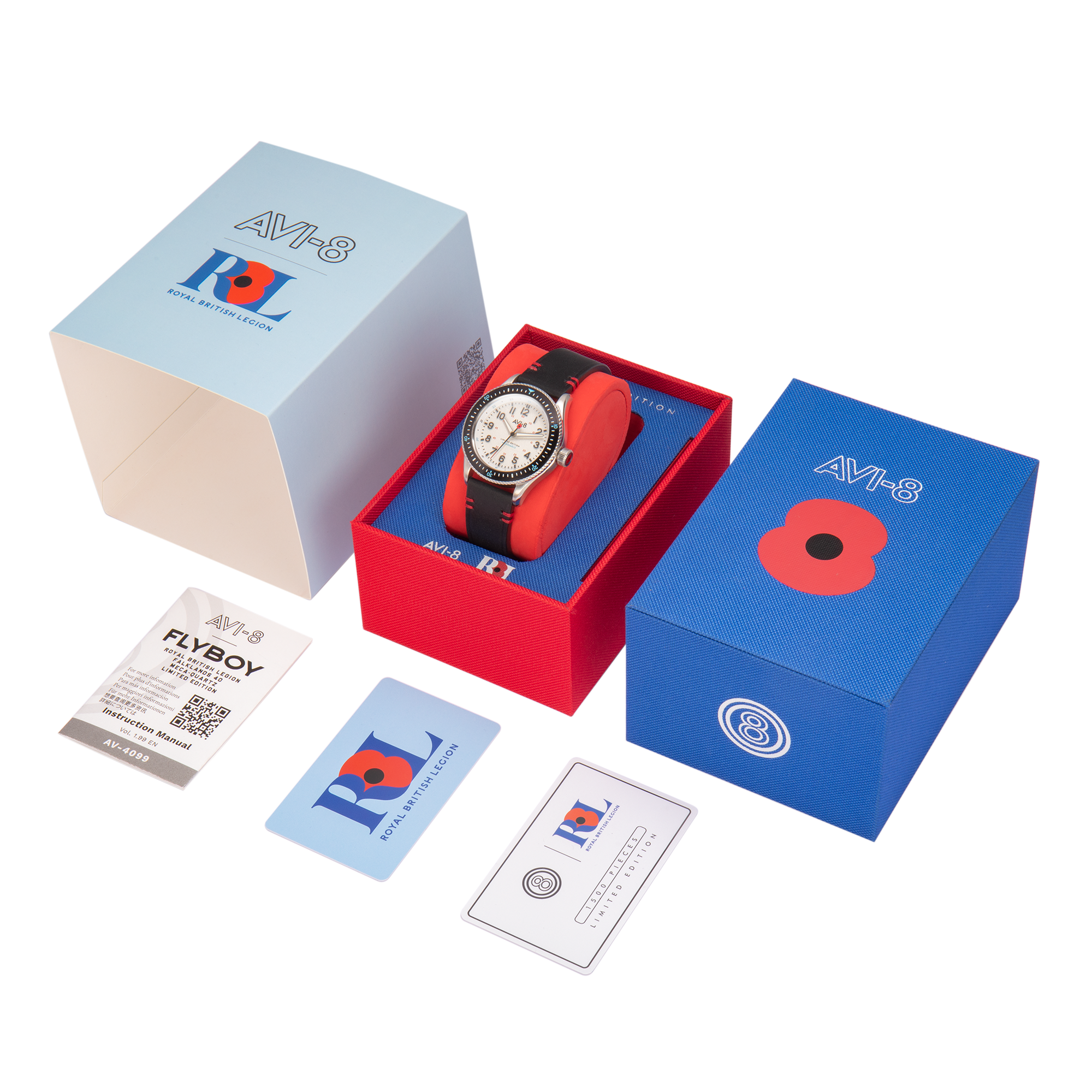 AVI-8 AVI-8 Royal British Legion Falklands 40 Men's Meca-Quartz Limited Edition Leach Watch AV-4099-RBL02