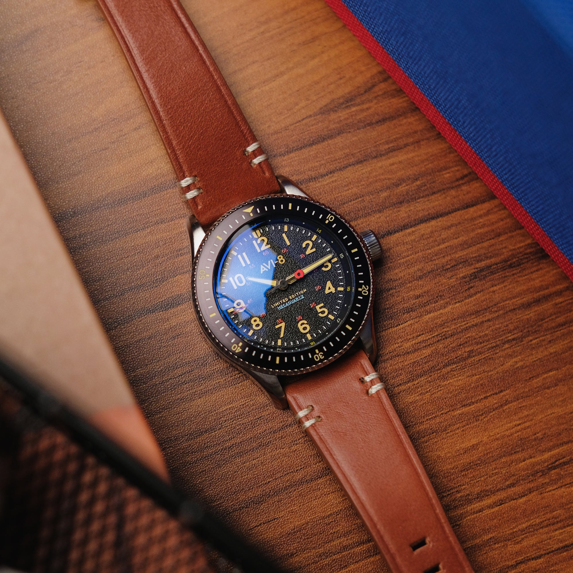 AVI-8 AVI-8 Royal British Legion Falklands 40 Men's Meca-Quartz Limited Edition Lewin Watch AV-4099-RBL01