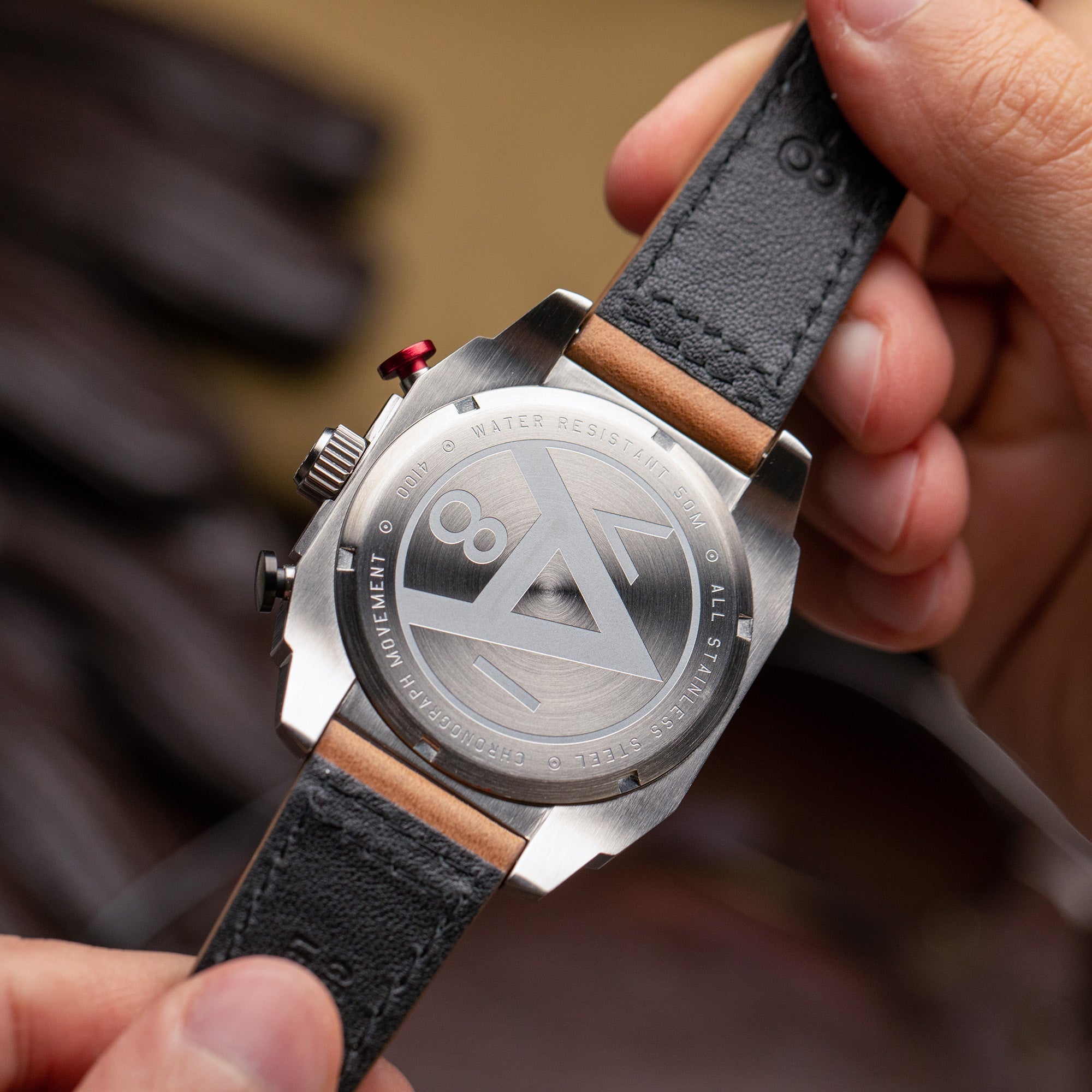 AVI-8 AVI-8 Atlas Dual Time Japanese Chronograph Forest Men's Watch AV-4100-01