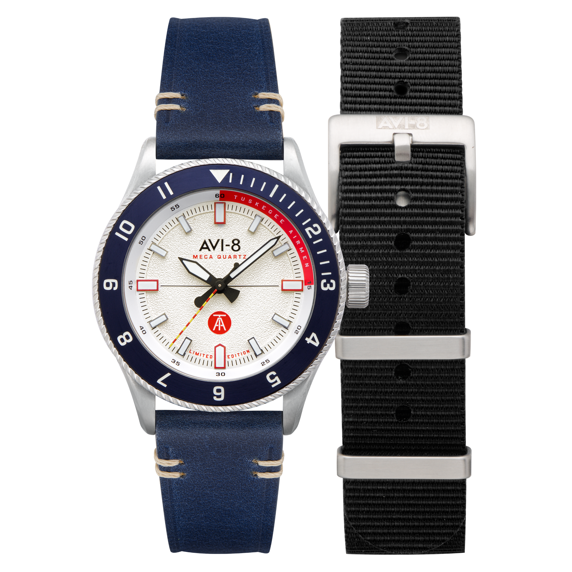 AVI-8 AVI-8 Men's Torretto Tuskegee Airmen Meca-Quartz Limited Edition Watch AV-4103-03
