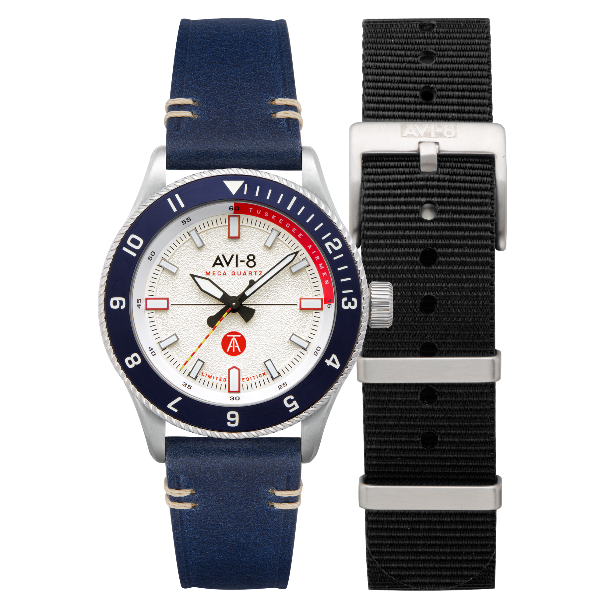 AVI-8 AVI-8 Men's Torretto Tuskegee Airmen Meca-Quartz Limited Edition Watch AV-4103-03