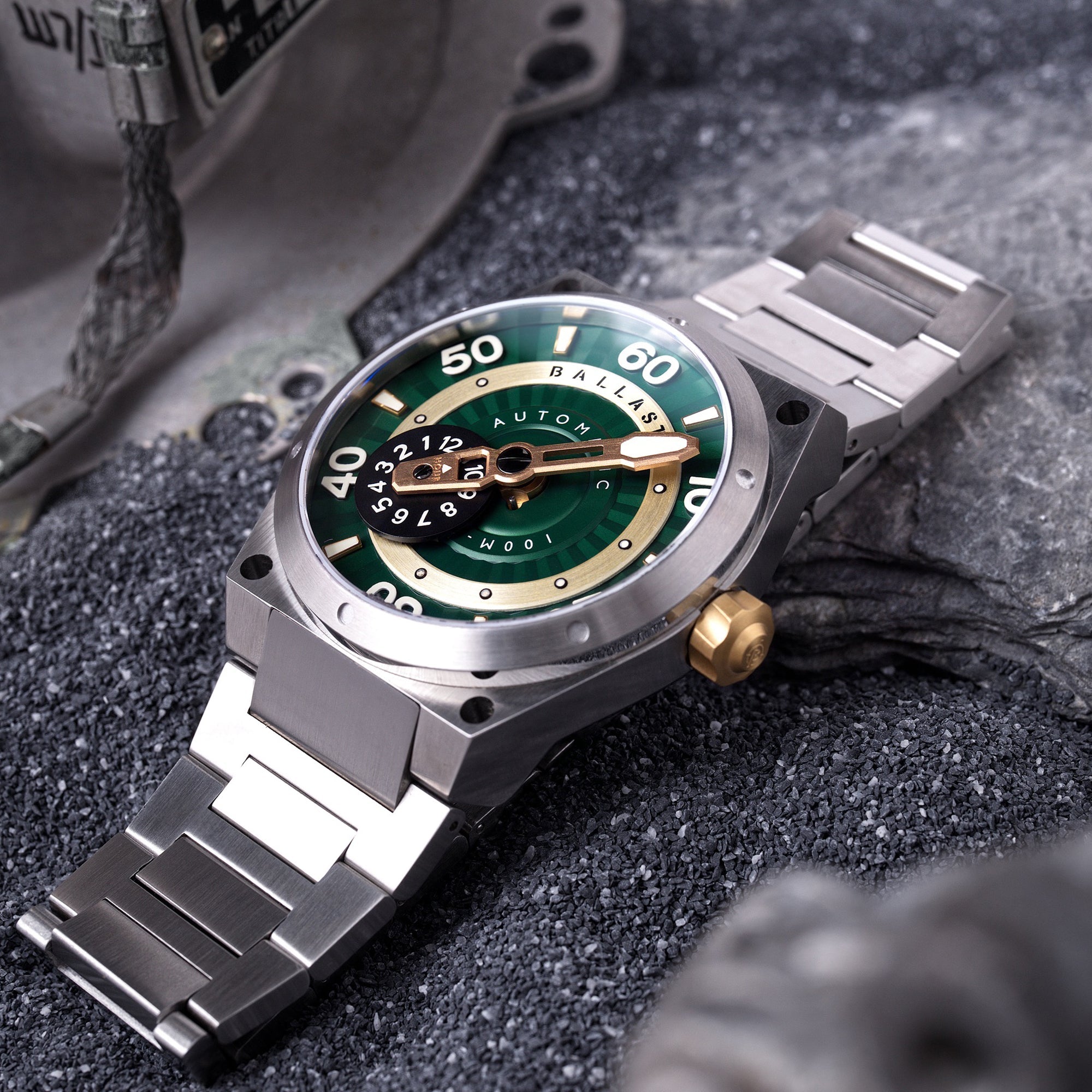BALLAST Ballast Valiant Pampanito Men's Green Japanese Automatic Watch BL-3147-33