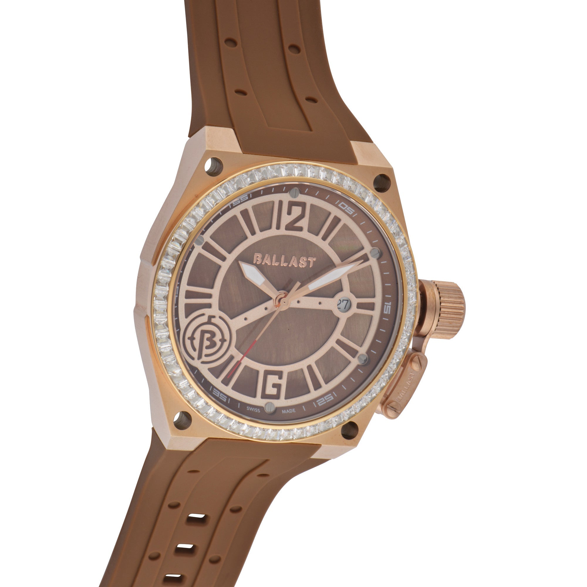 BALLAST Ballast Valiant Midsize Brown Women's Quartz Watch BL-5103-08