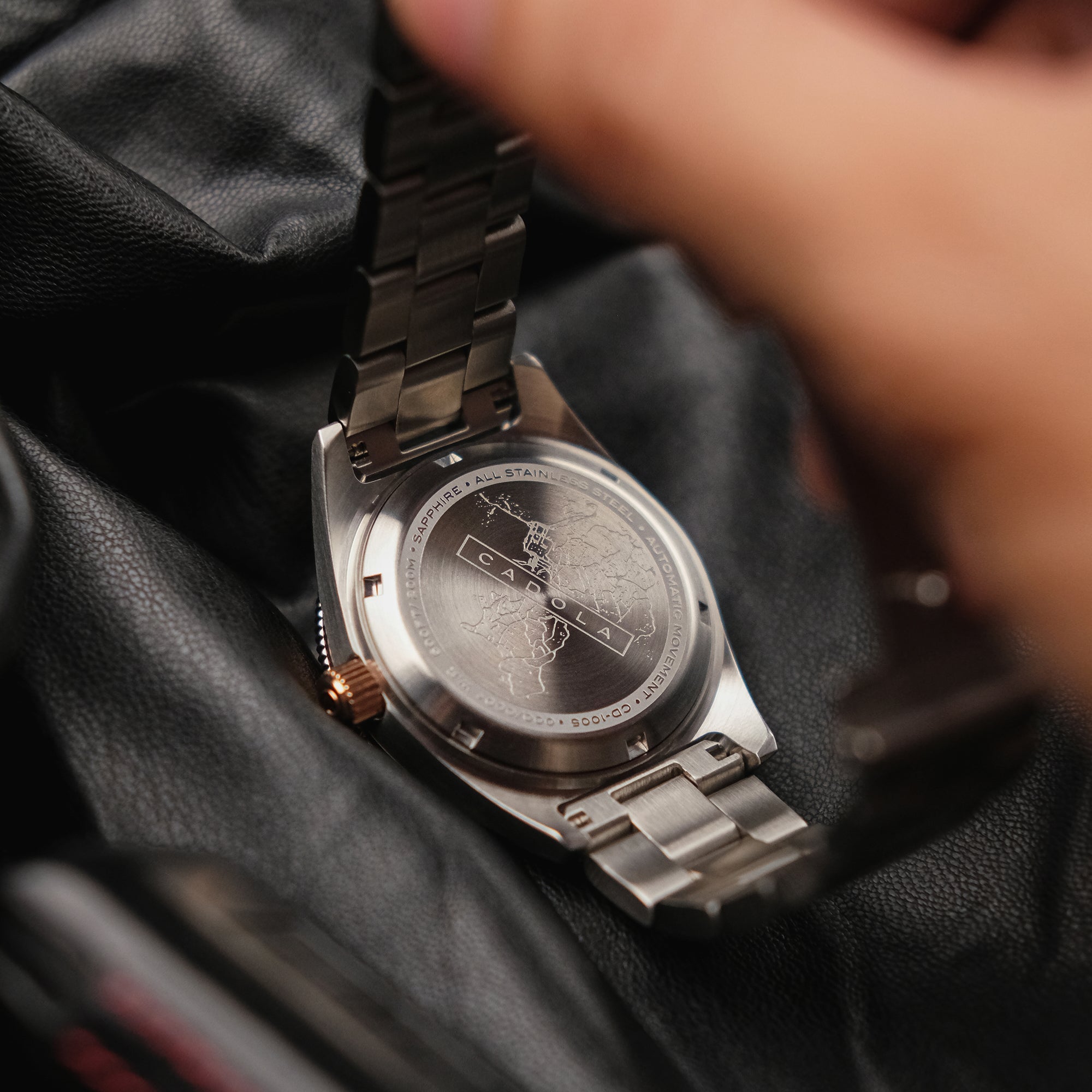 CADOLA Cadola Noumea Men's Japanese Automatic Burgundy Watch CD-1005-66