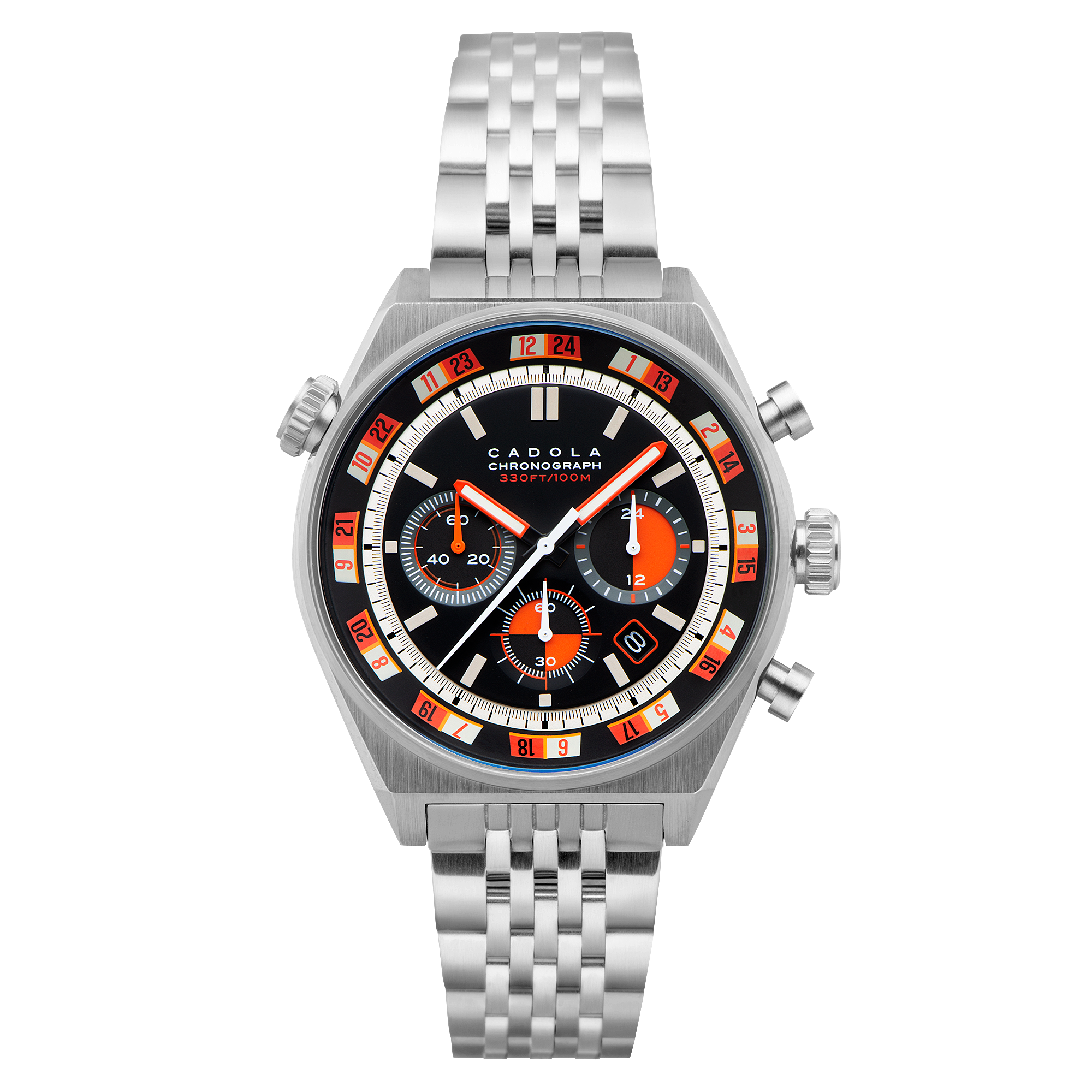 CADOLA Cadola Intercontinental Dark Tangerine Men's Japanese Quartz Watch CD-1027-11