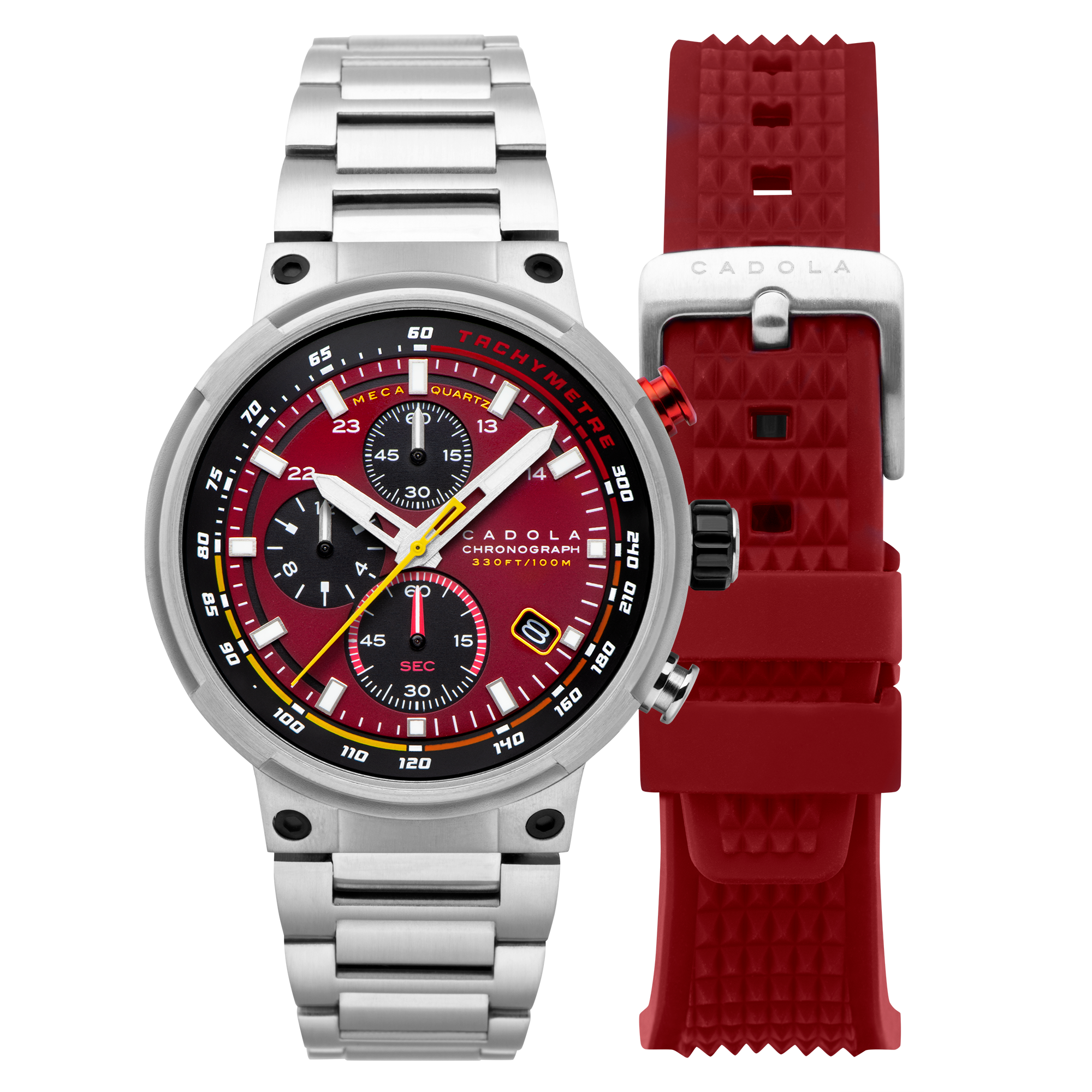 CADOLA Cadola Surtees Diablo Red Men's Japanese Quartz Watch CD-1028-33