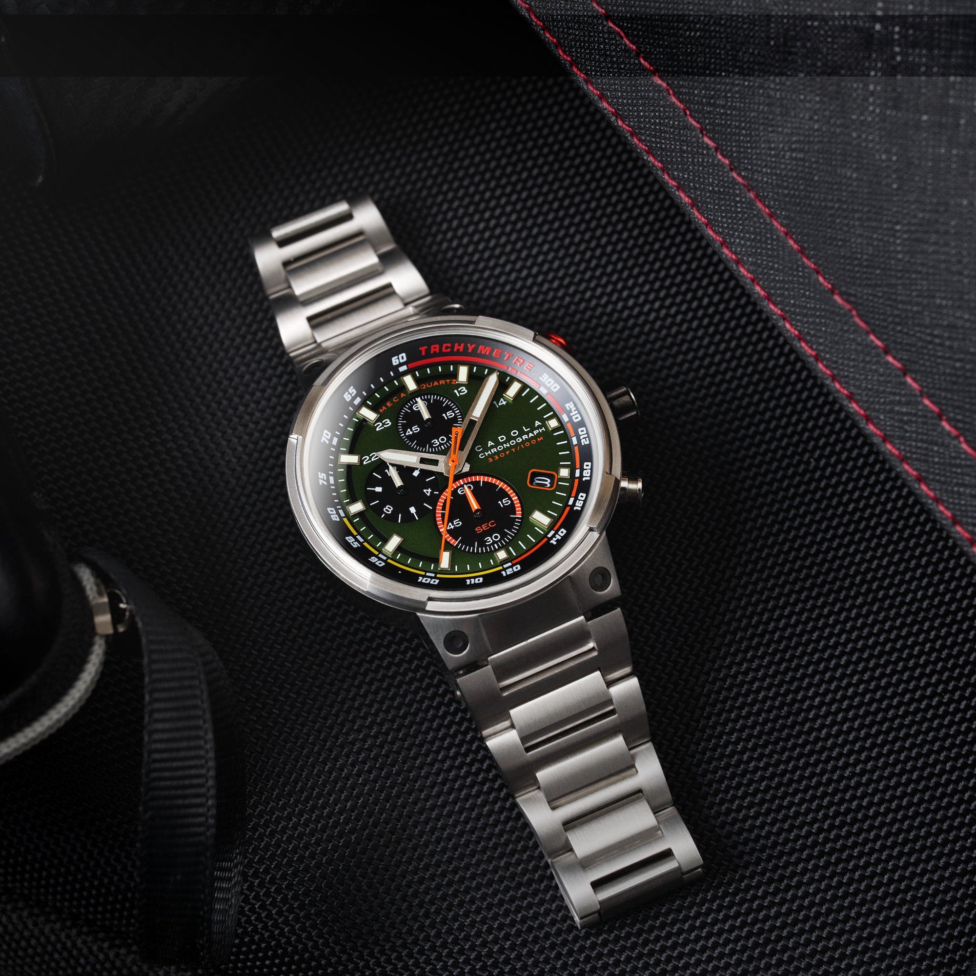 CADOLA Cadola Surtees Grid Green Men's Japanese Quartz Watch CD-1028-44