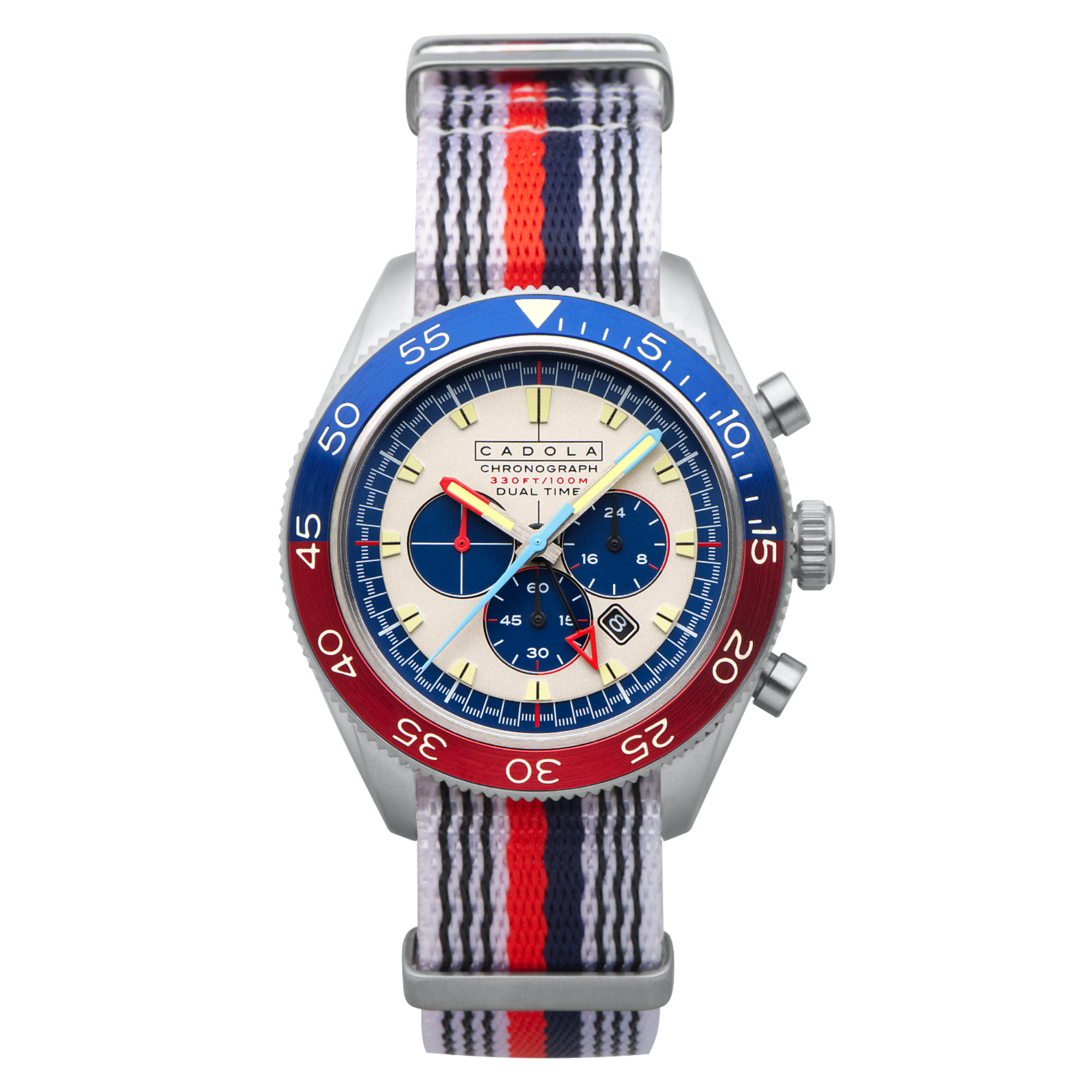 Cadola Cadola Ahrens Chronograph Classic Blue Men's Limited Edition Watch CD-1036-01