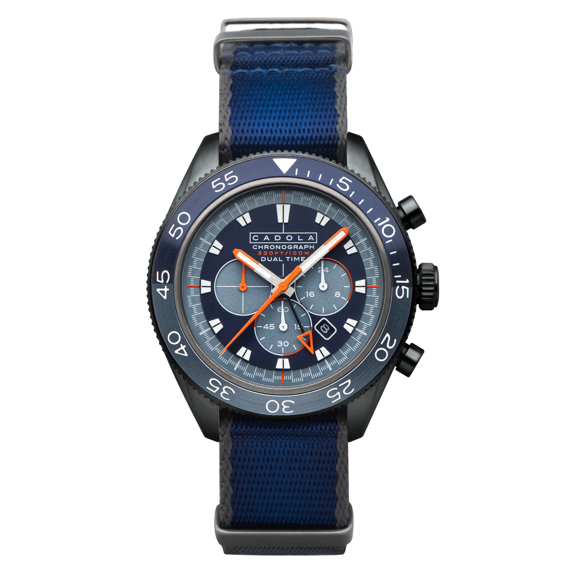 CADOLA Cadola Ahrens Chronograph Atlantic Blue Men's Limited Edition Watch CD-1036-04