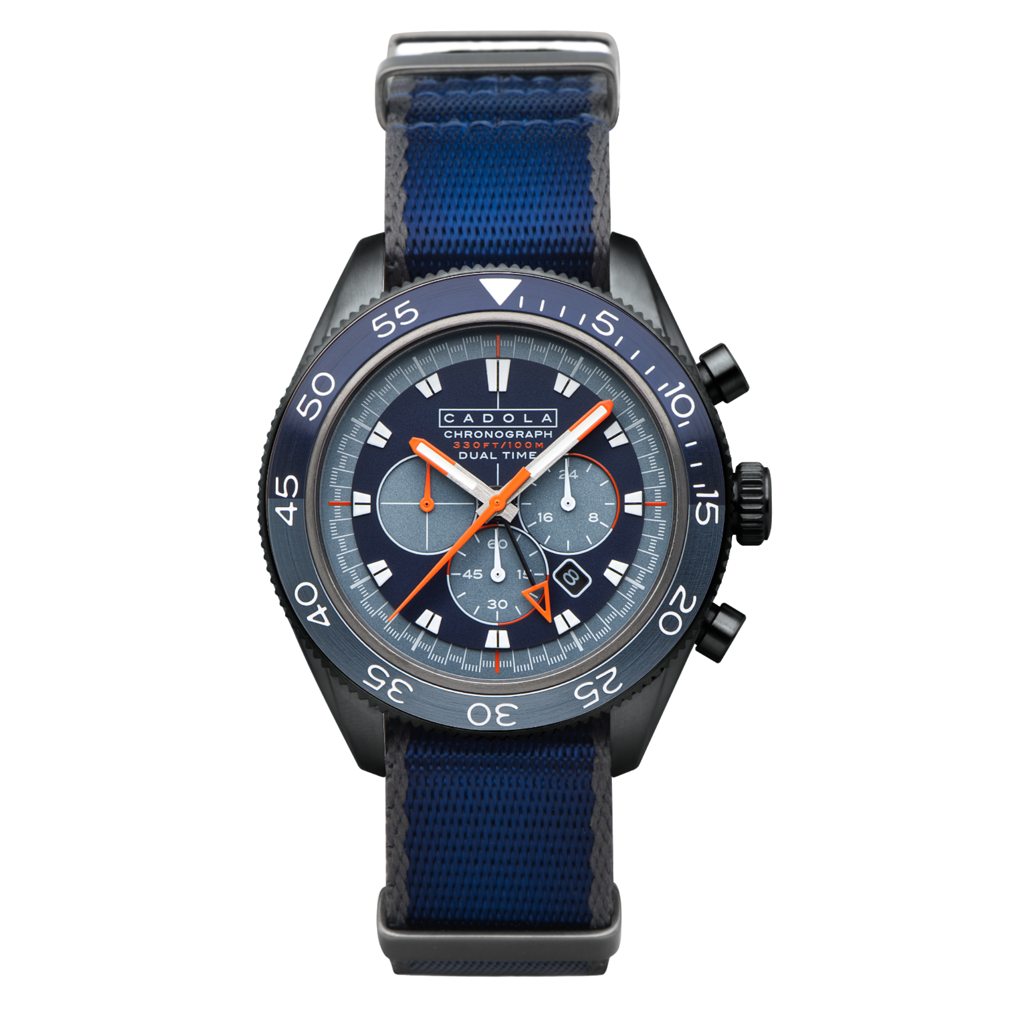 Cadola Cadola Ahrens Chronograph Atlantic Blue Men's Limited Edition Watch CD-1036-04