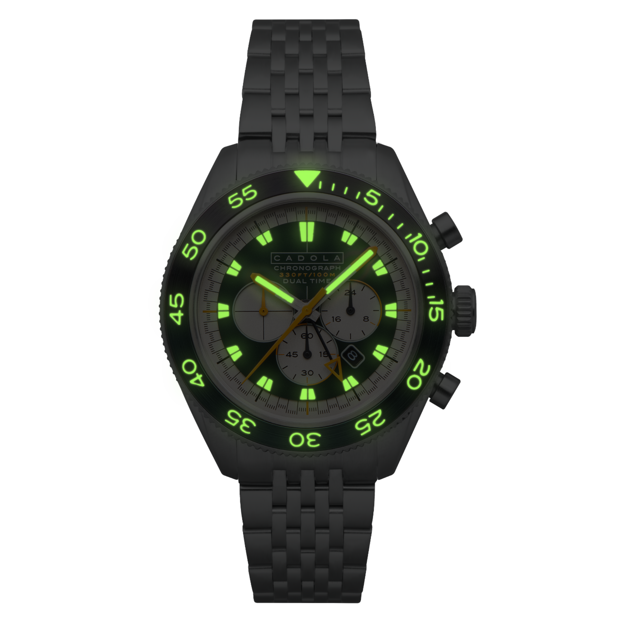 Cadola Cadola Ahrens Chronograph Racing Green Men's Limited Edition Watch CD-1036-11