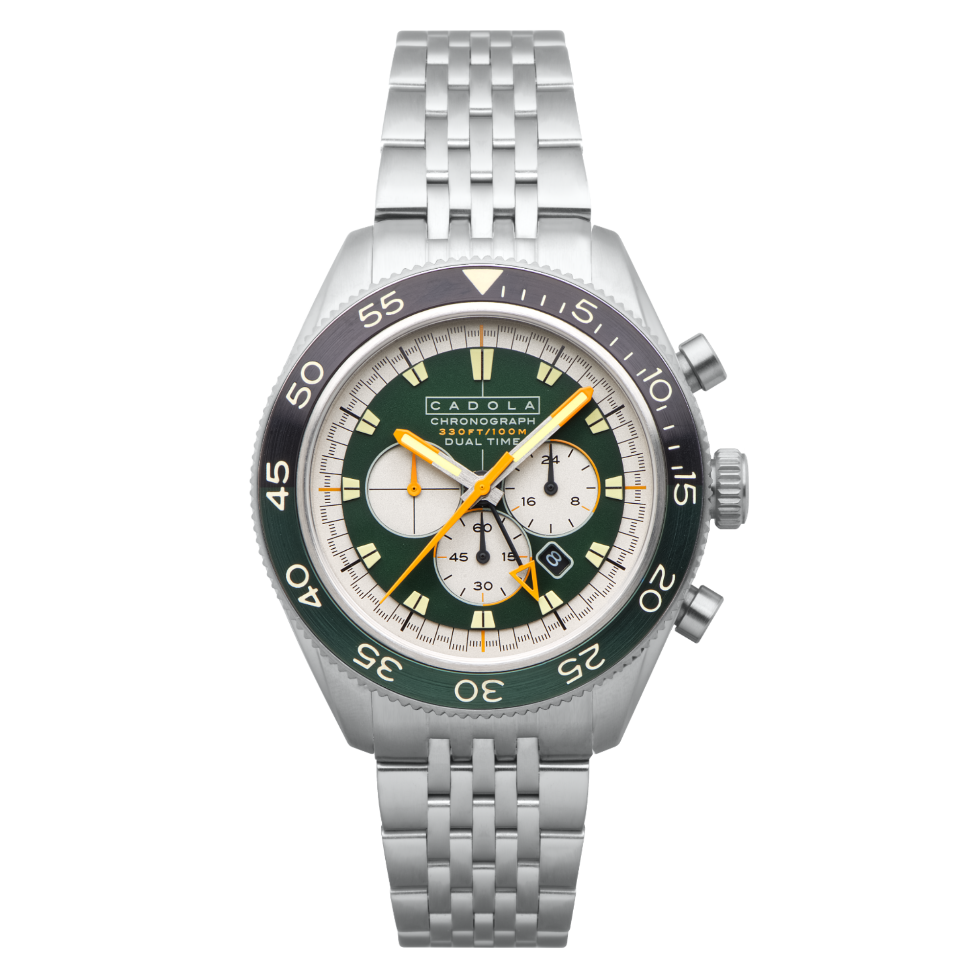 CADOLA Cadola Ahrens Chronograph Racing Green Men's Limited Edition Watch CD-1036-11