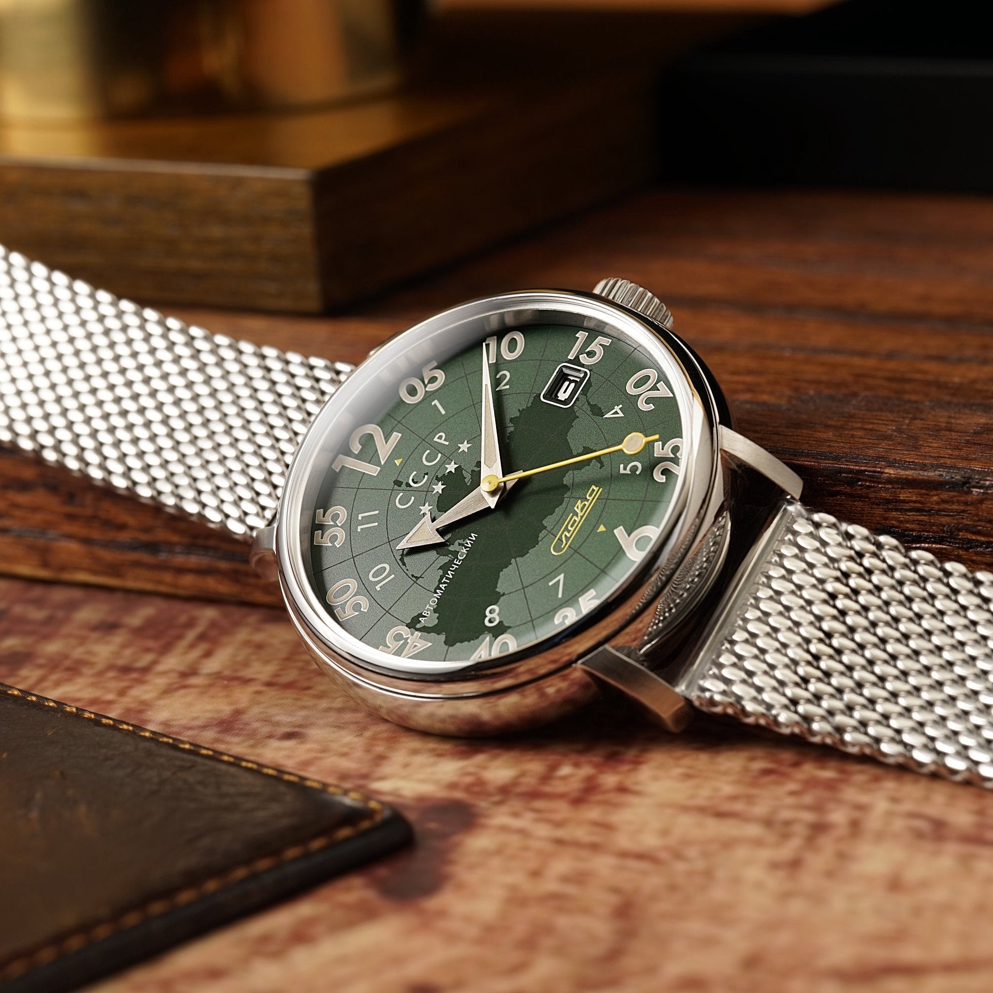 CCCP CCCP Hereos Comrade Green Men's Automatic Watch CP-7097-22