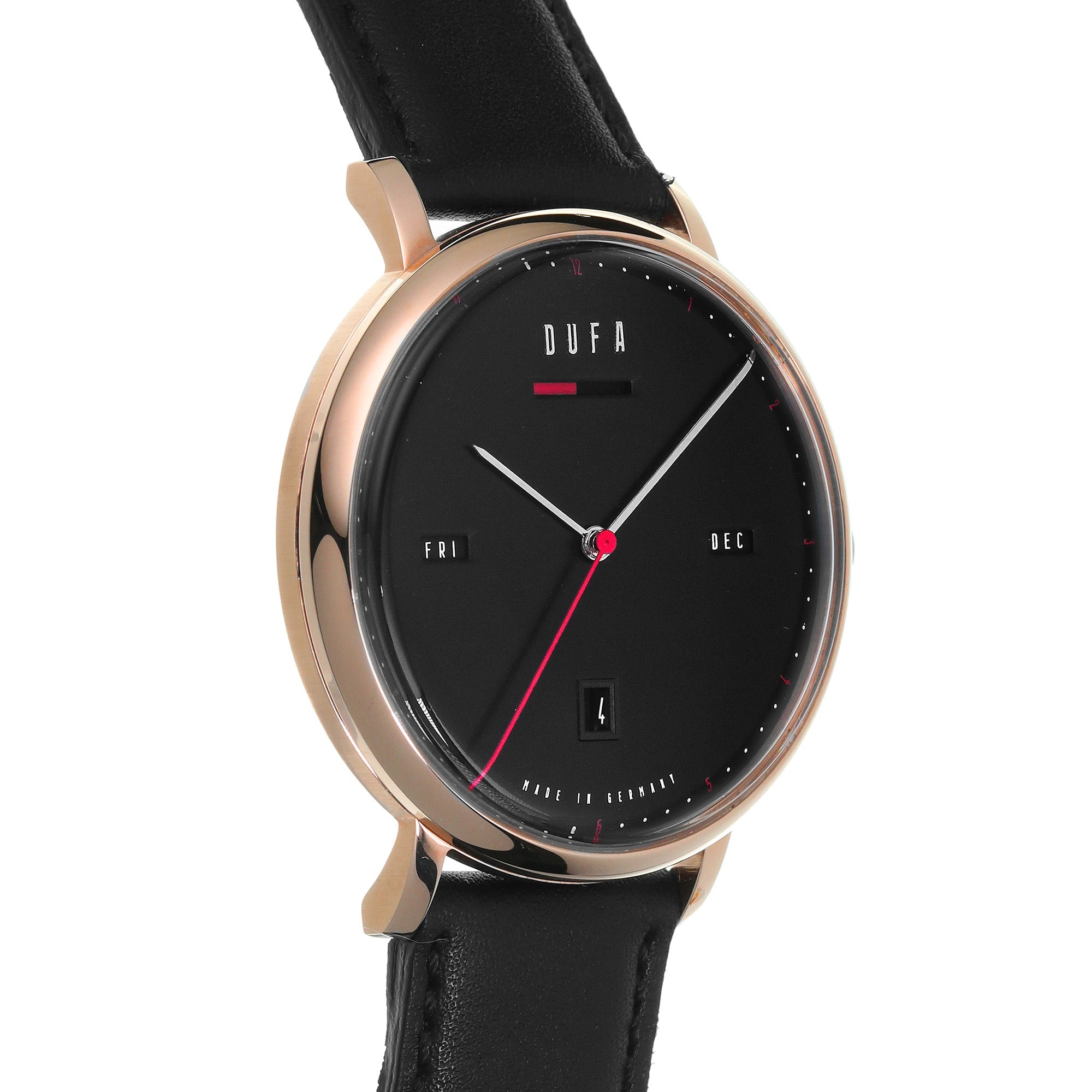 DUFA Dufa Aalto Power Reserve Black Japanese Automatic Men's Watch DF-9024-04