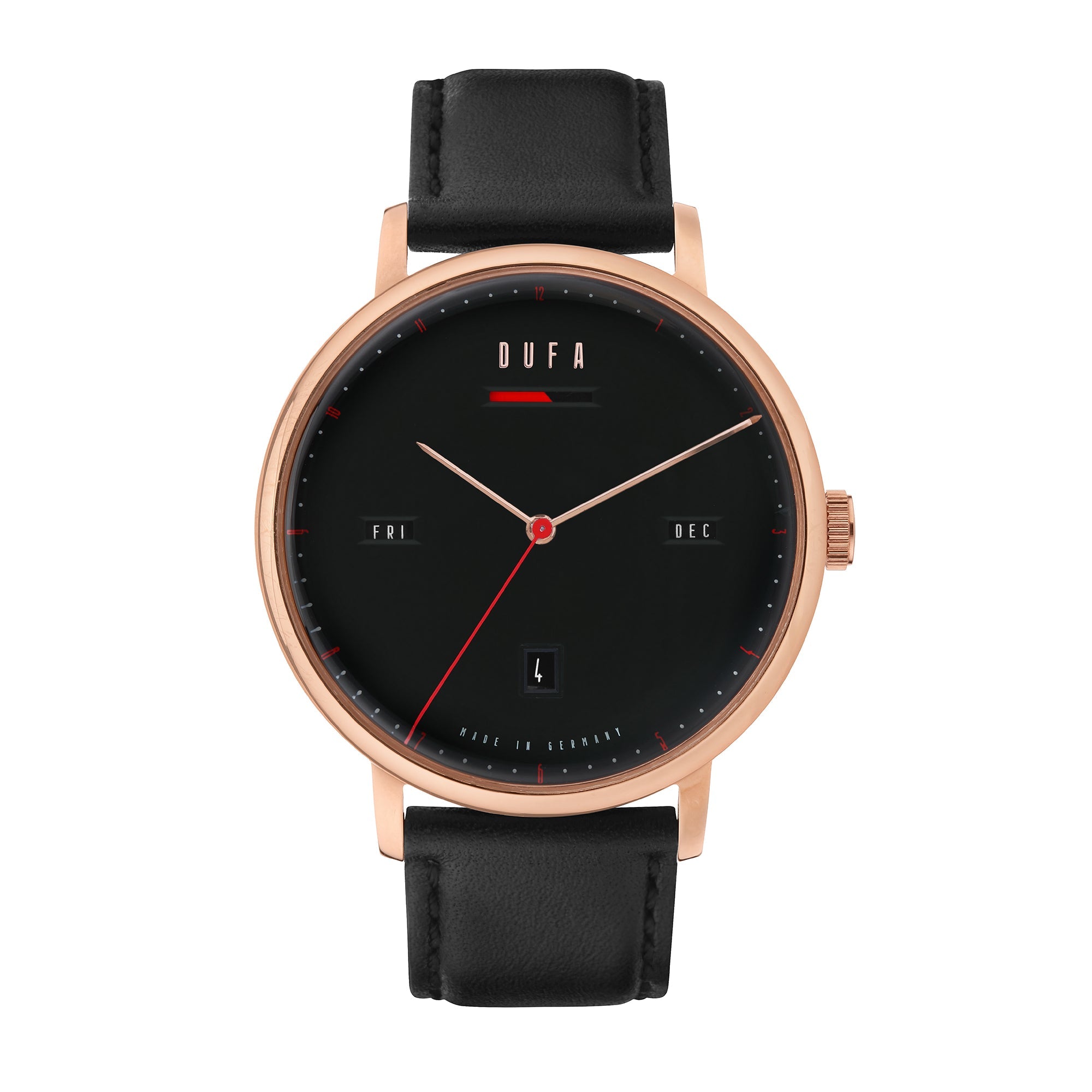DUFA Dufa Aalto Power Reserve Black Japanese Automatic Men's Watch DF-9024-04