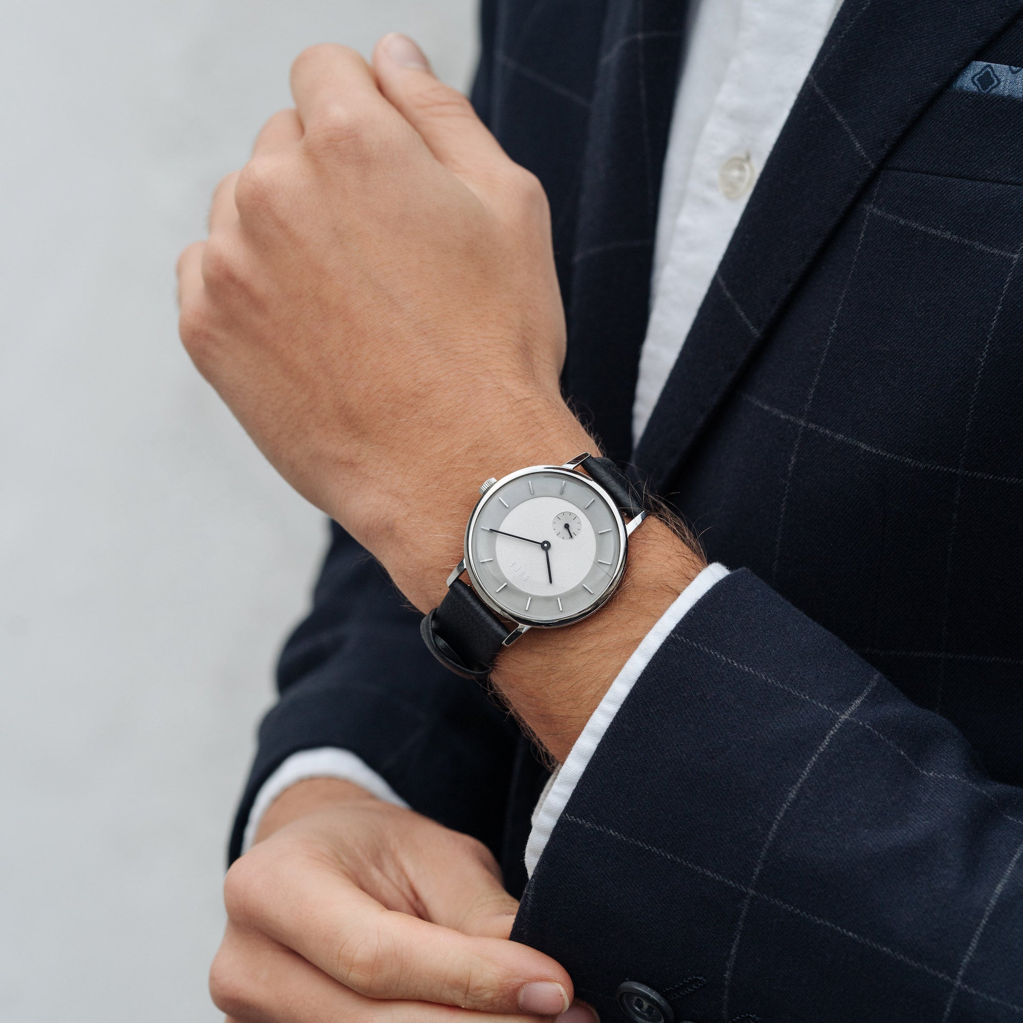 DUFA Dufa Dufa X Kroyer Saetter Lassen Quartz Silver White Men's Watch DF-9031-01