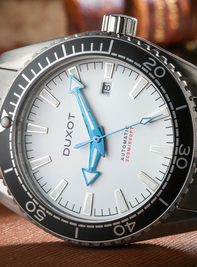DUXOT Duxot Tiburon Men's White Japanese Automatic Watch DX-2036-33