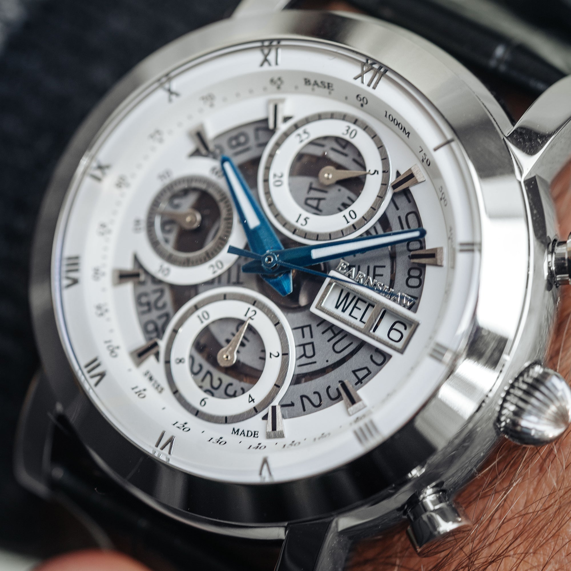 Thomas Earnshaw Thomas Earnshaw Swiss Automatic Chronograph Gentleman White Men's Watch ES-0033-01