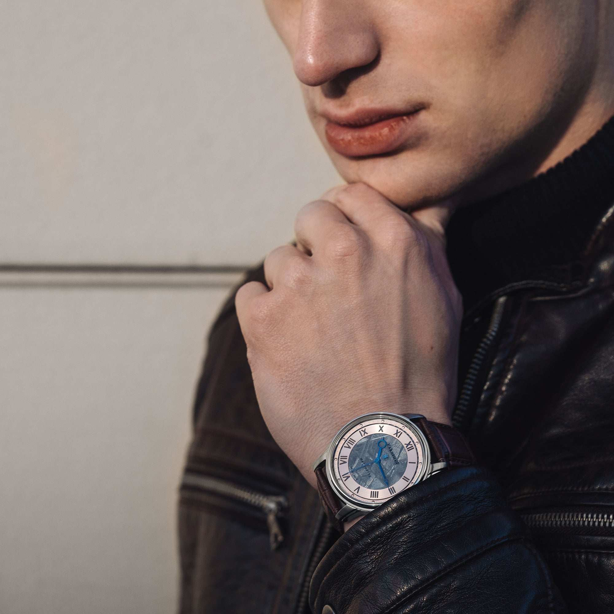 THOMAS EARNSHAW Thomas Earnshaw Longitude Meteorite Men's Swiss Quartz Rose Gold Watch ES-0034-03