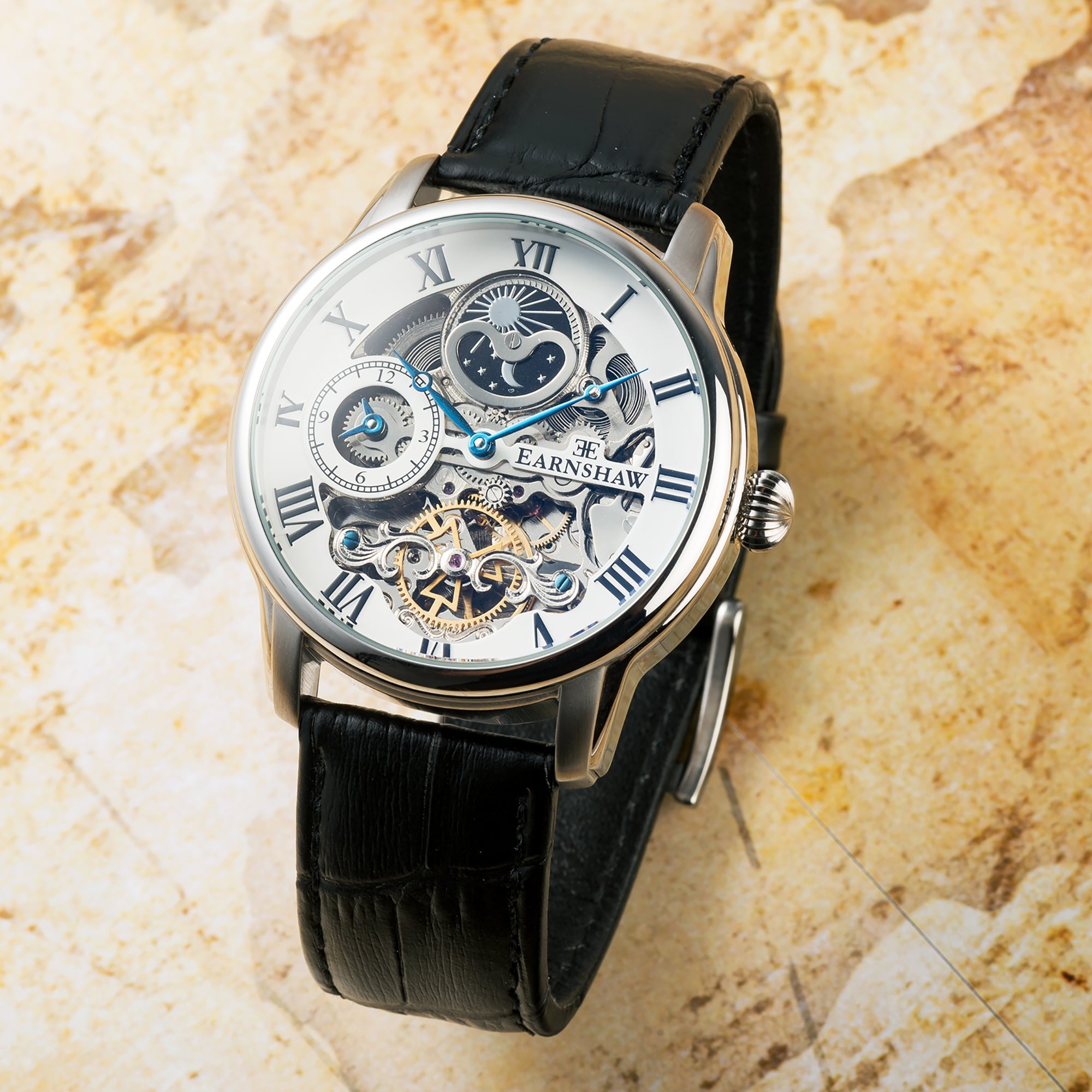 Thomas Earnshaw Thomas Earnshaw Longitude Men's Automatic Skeleton Classic White Watch ES-8006-01