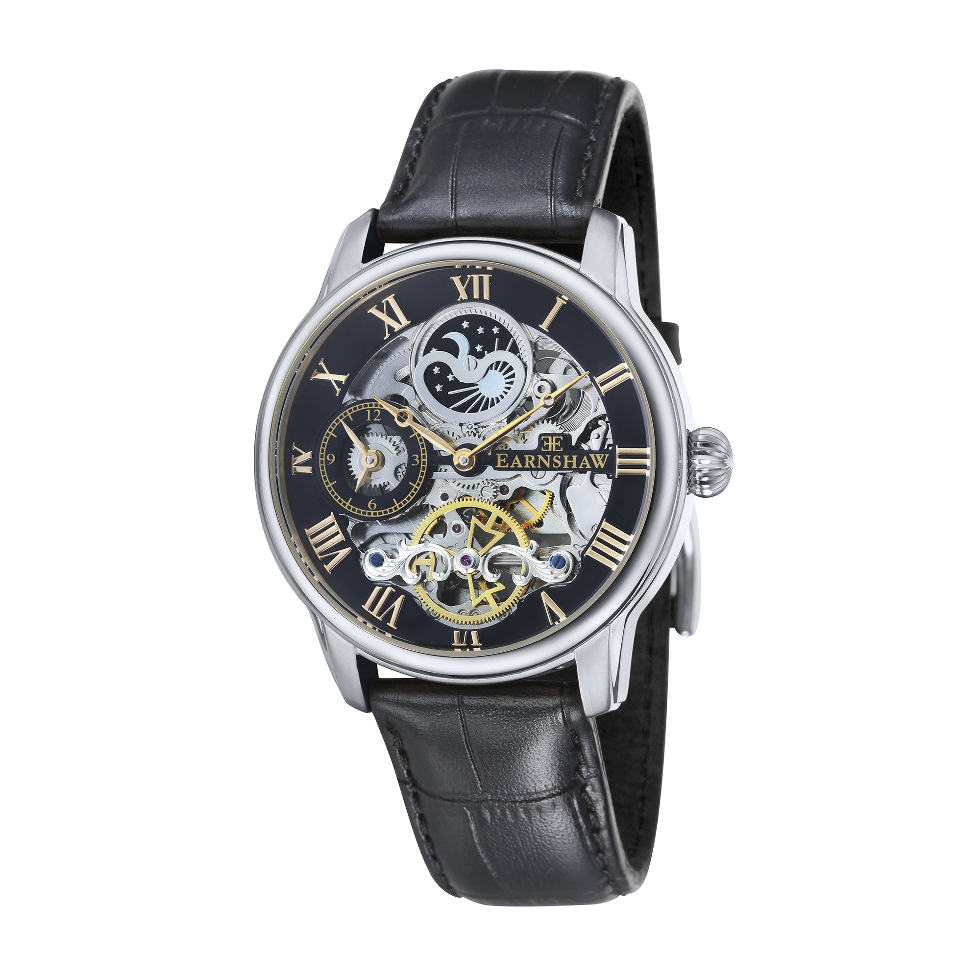 THOMAS EARNSHAW Thomas Earnshaw Longitude Men's Automatic Skeleton Heritage Black Watch ES-8006-04