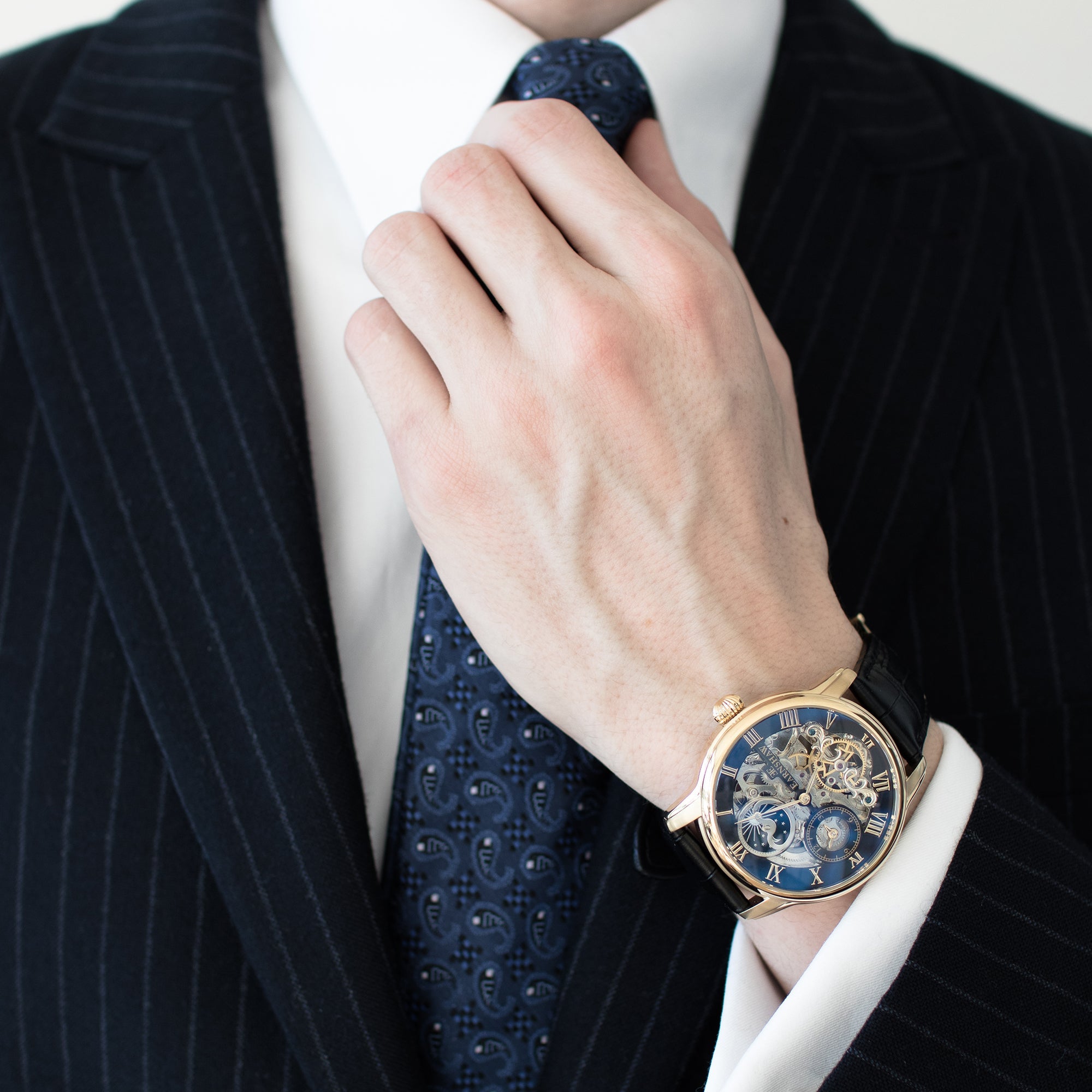 THOMAS EARNSHAW Thomas Earnshaw Longitude Men's Automatic Skeleton Caviar Black Watch ES-8006-05