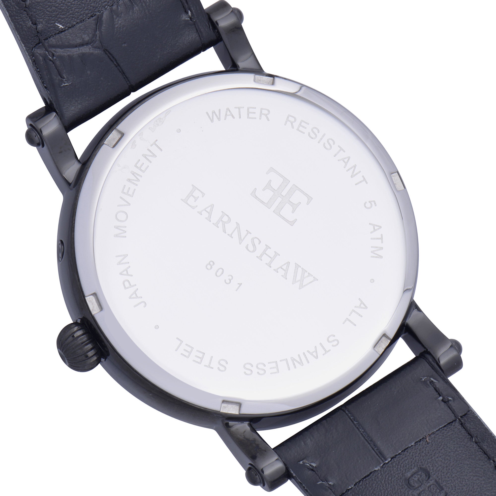 THOMAS EARNSHAW Thomas Earnshaw Maskelyne Men's Japanese Quartz Black Beige Moonphase Watch ES-8031-05