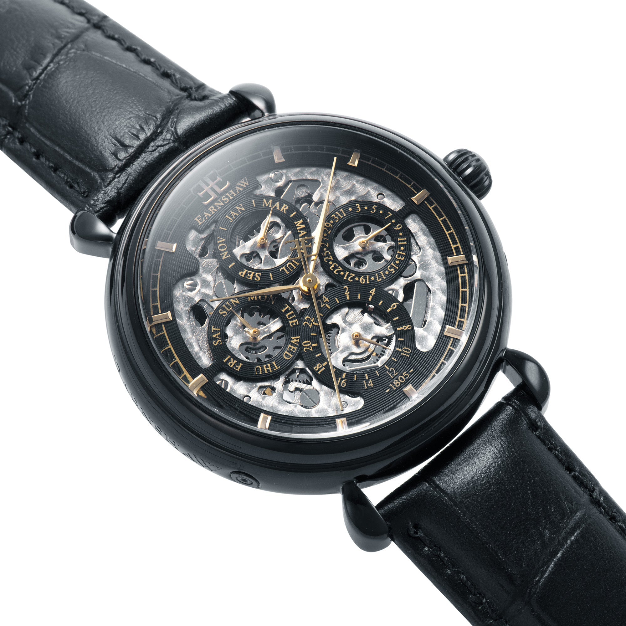 Thomas Earnshaw Thomas Earnshaw Gr Calendar Men's Automatic Skeleton Watch ES-8043-07
