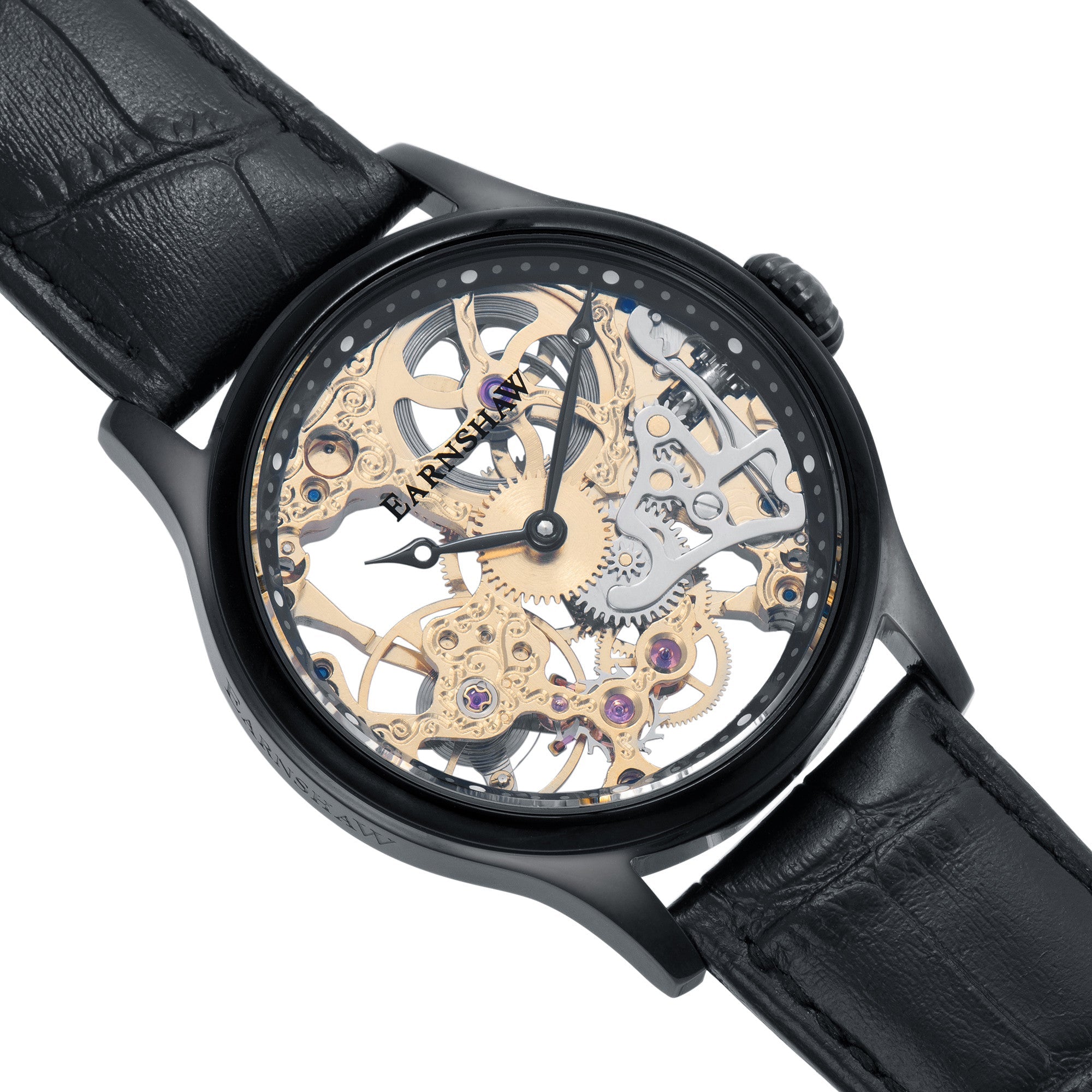 THOMAS EARNSHAW Thomas Earnshaw Bauer Men's Mechanical Skeleton Watch ES-8049-08