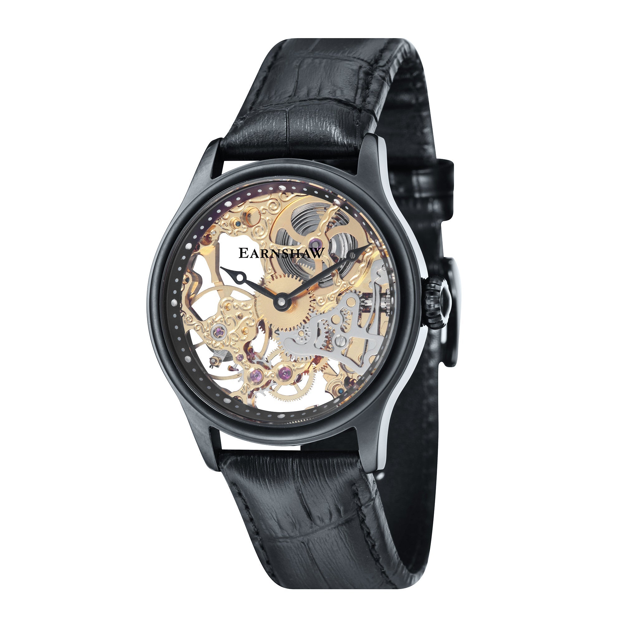 THOMAS EARNSHAW Thomas Earnshaw Bauer Men's Mechanical Skeleton Watch ES-8049-08